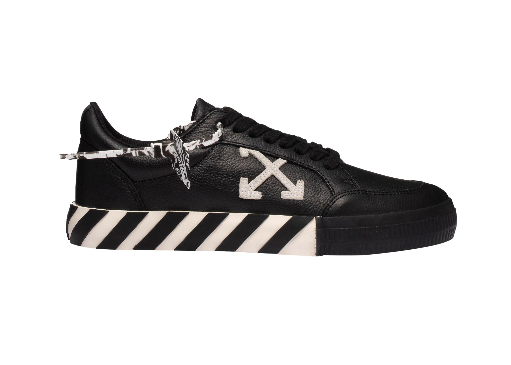 Off-White c/o Virgil Abloh Vulc Striped Low-top Canvas Trainers in ...