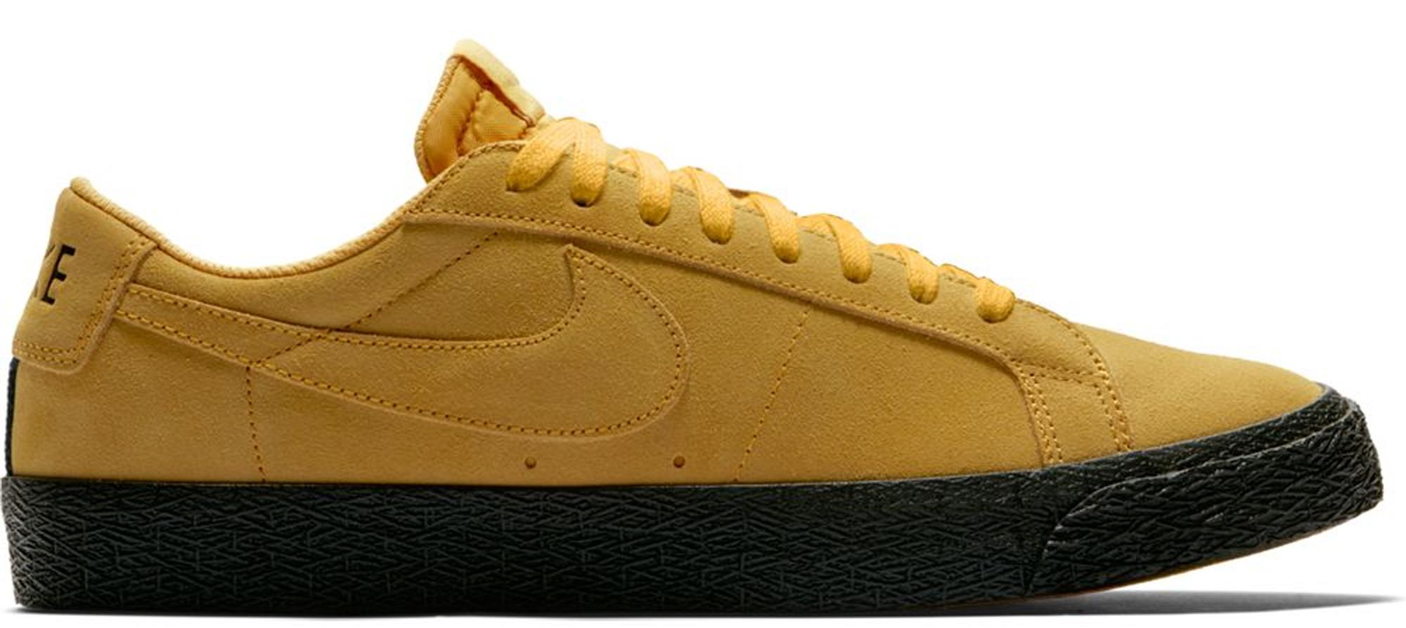 nike blazers yellow tick
