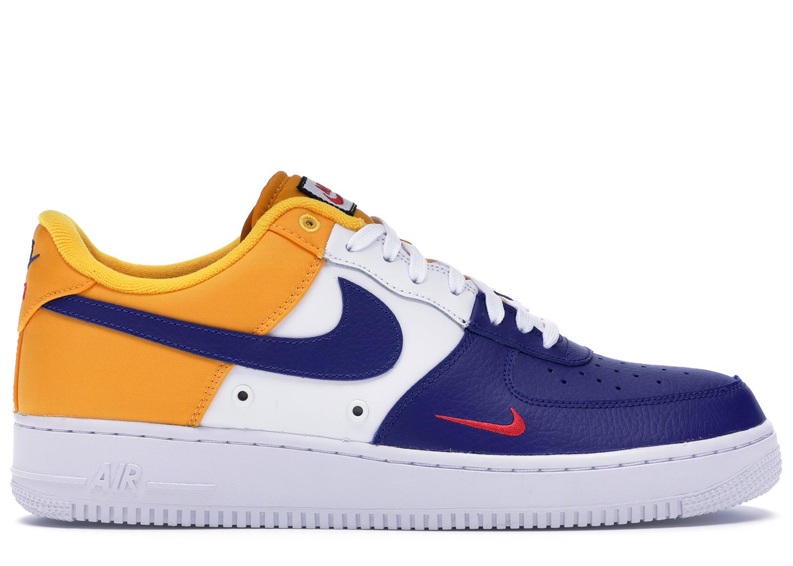 Nike Air Force 1 Low Barcelona Mini Swoosh in Blue for Men - Lyst