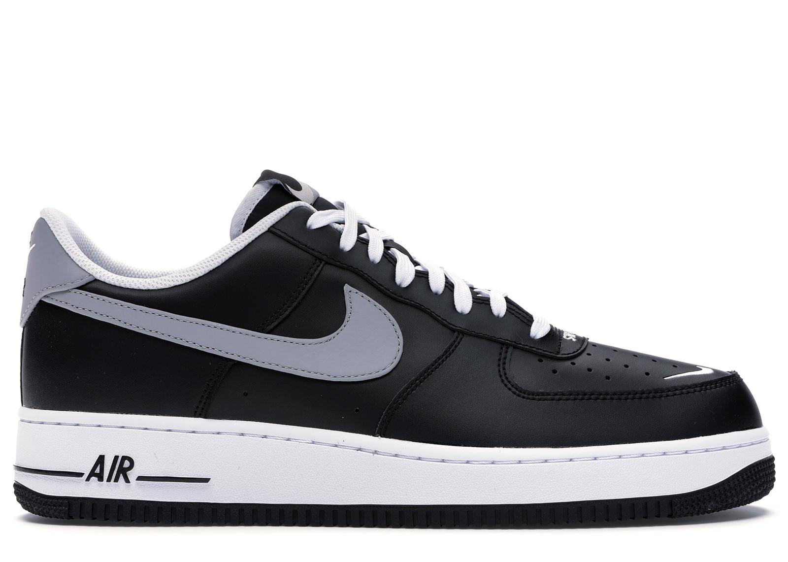 air force ones with grey swoosh