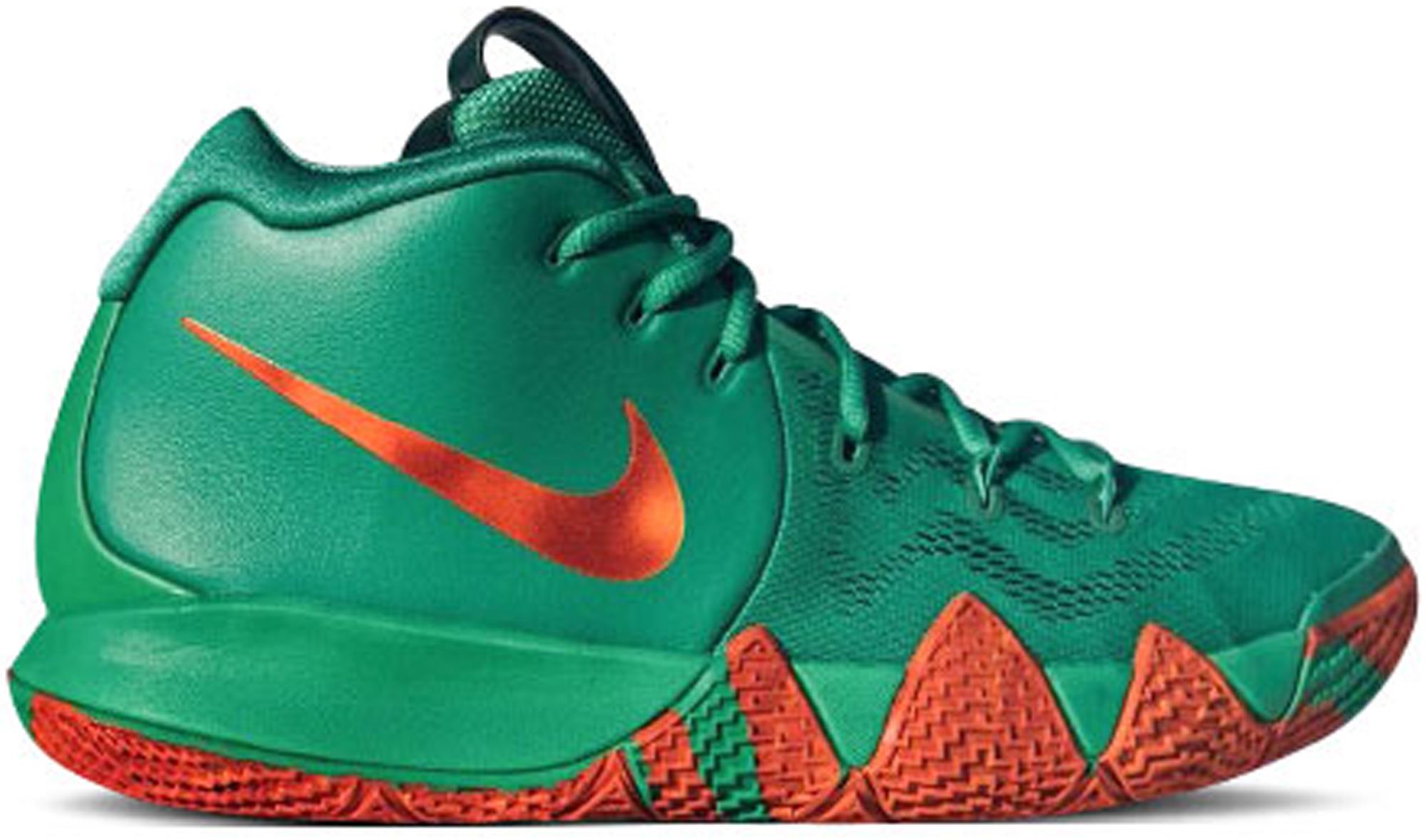 kyrie lime green shoes