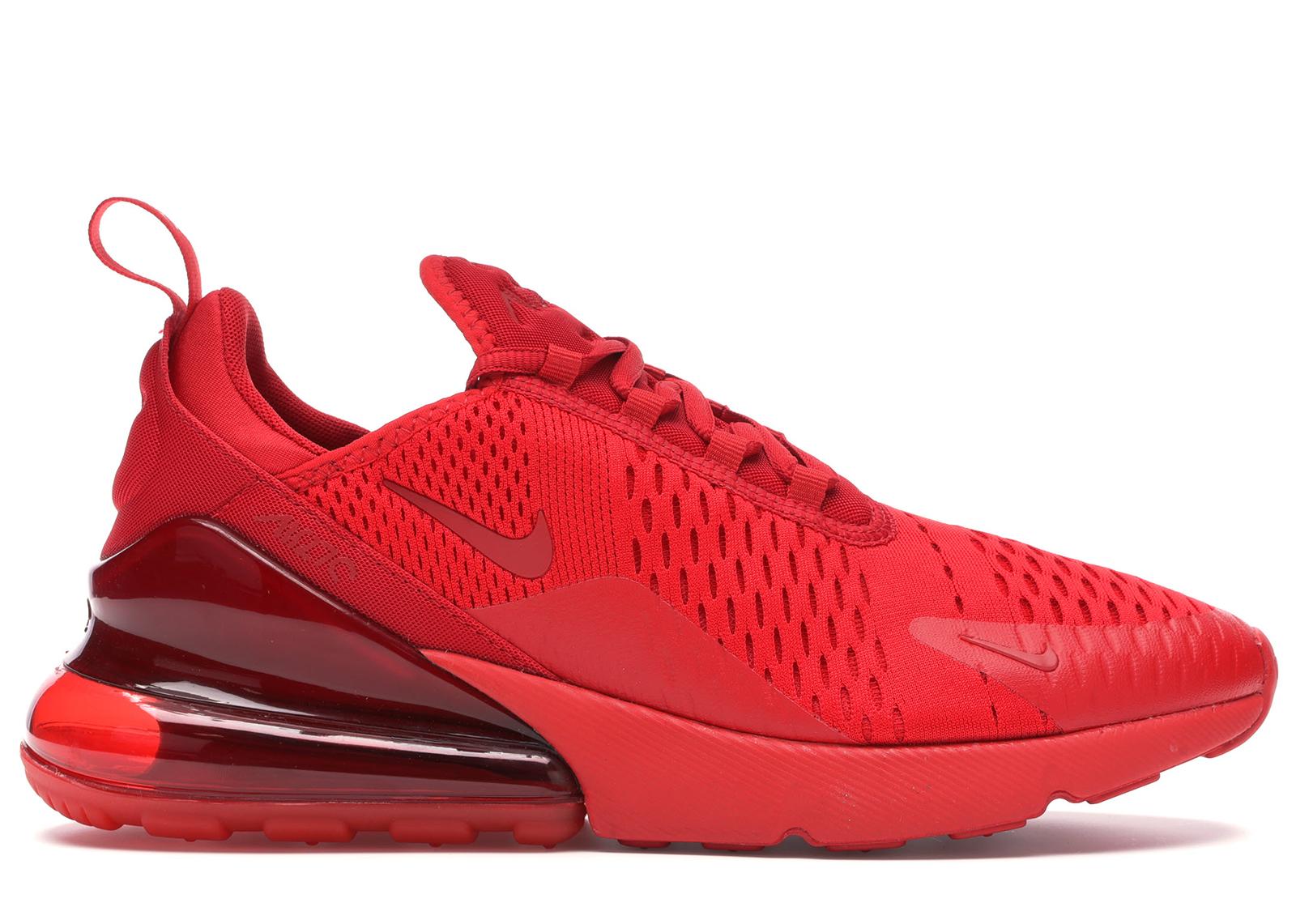 Nike Air Max 270 Triple Red for Men - Lyst