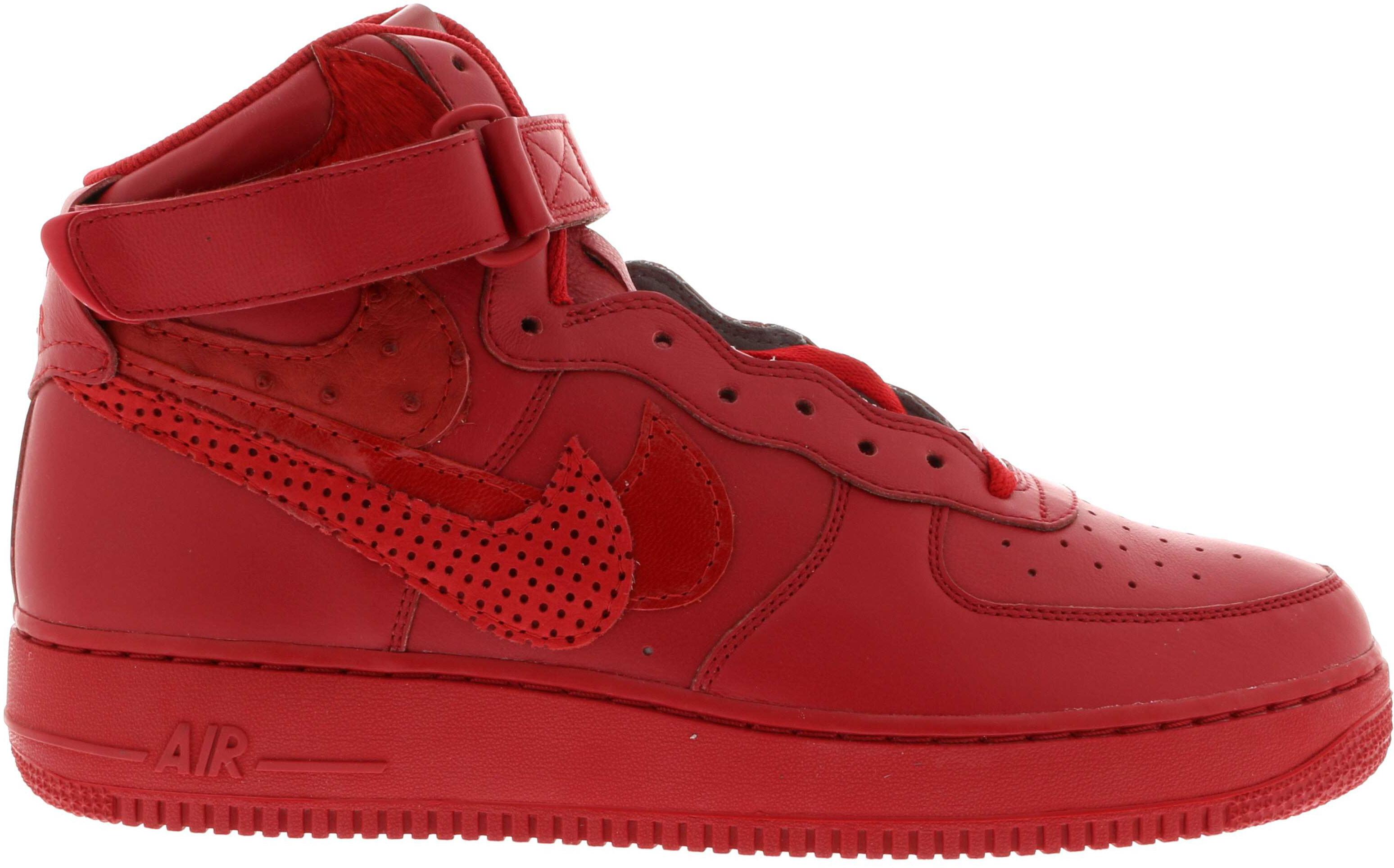 brown and red air force 1