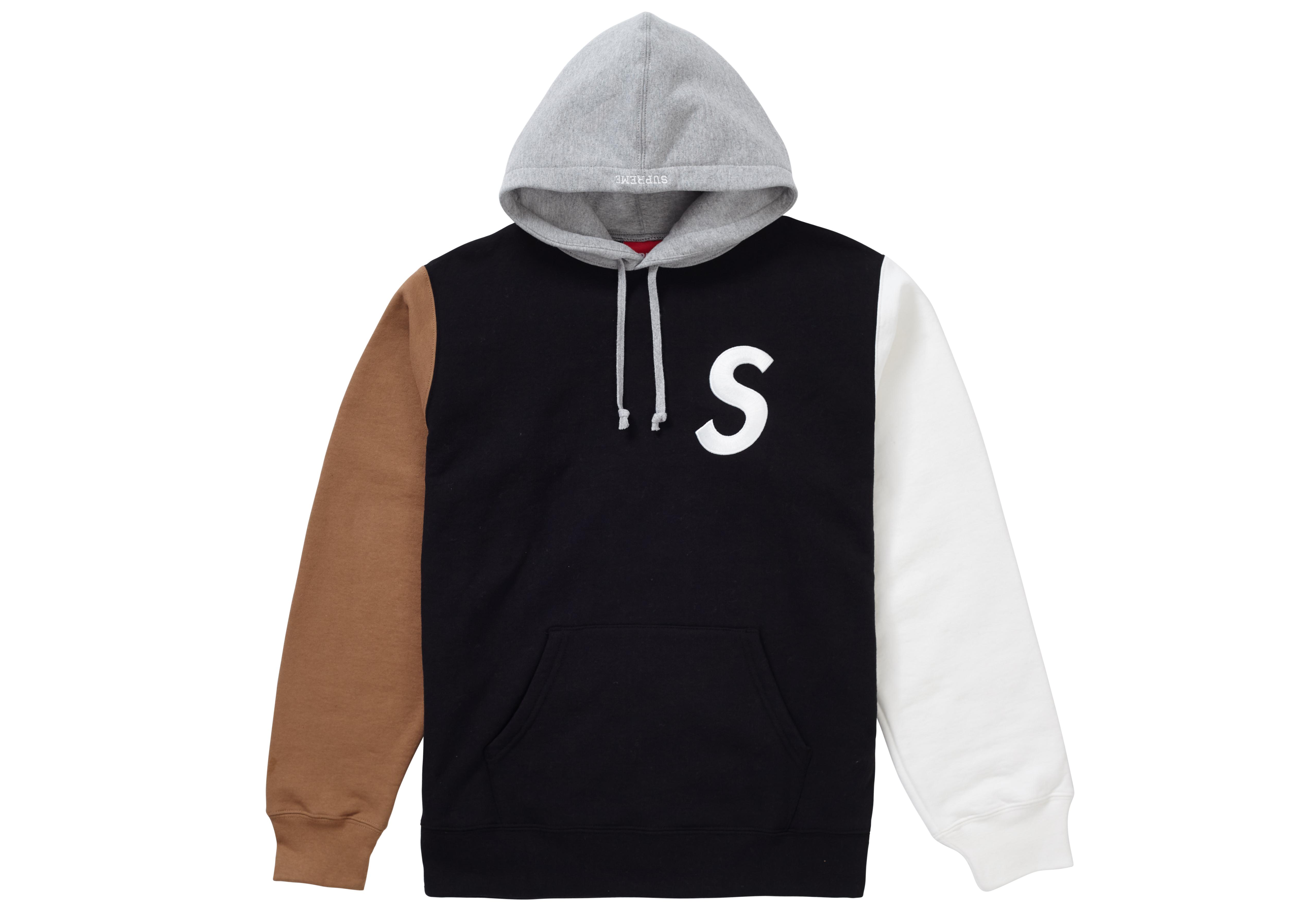supreme s logo hooded sweatshirt