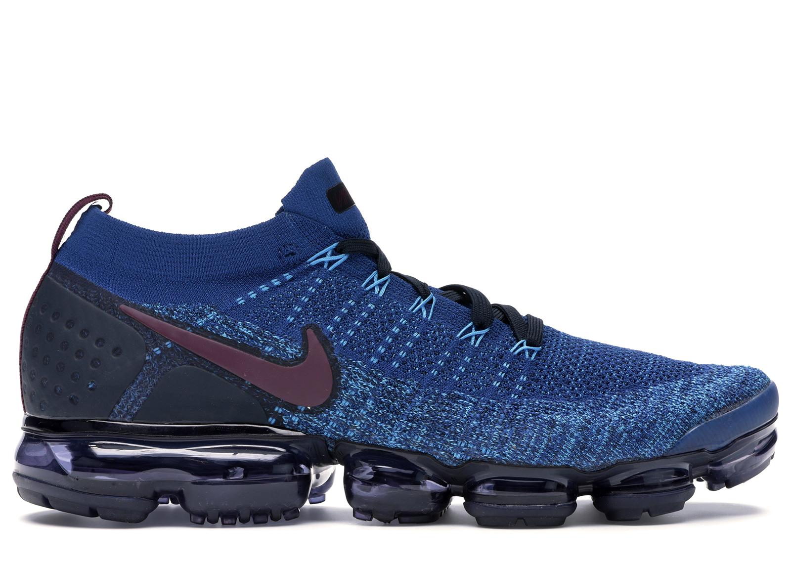 nike vapormax flyknit blue