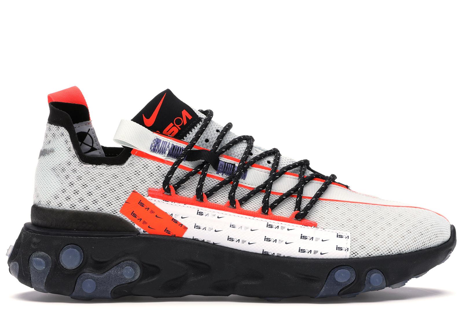 nike react runner ispa ghost aqua total crimson