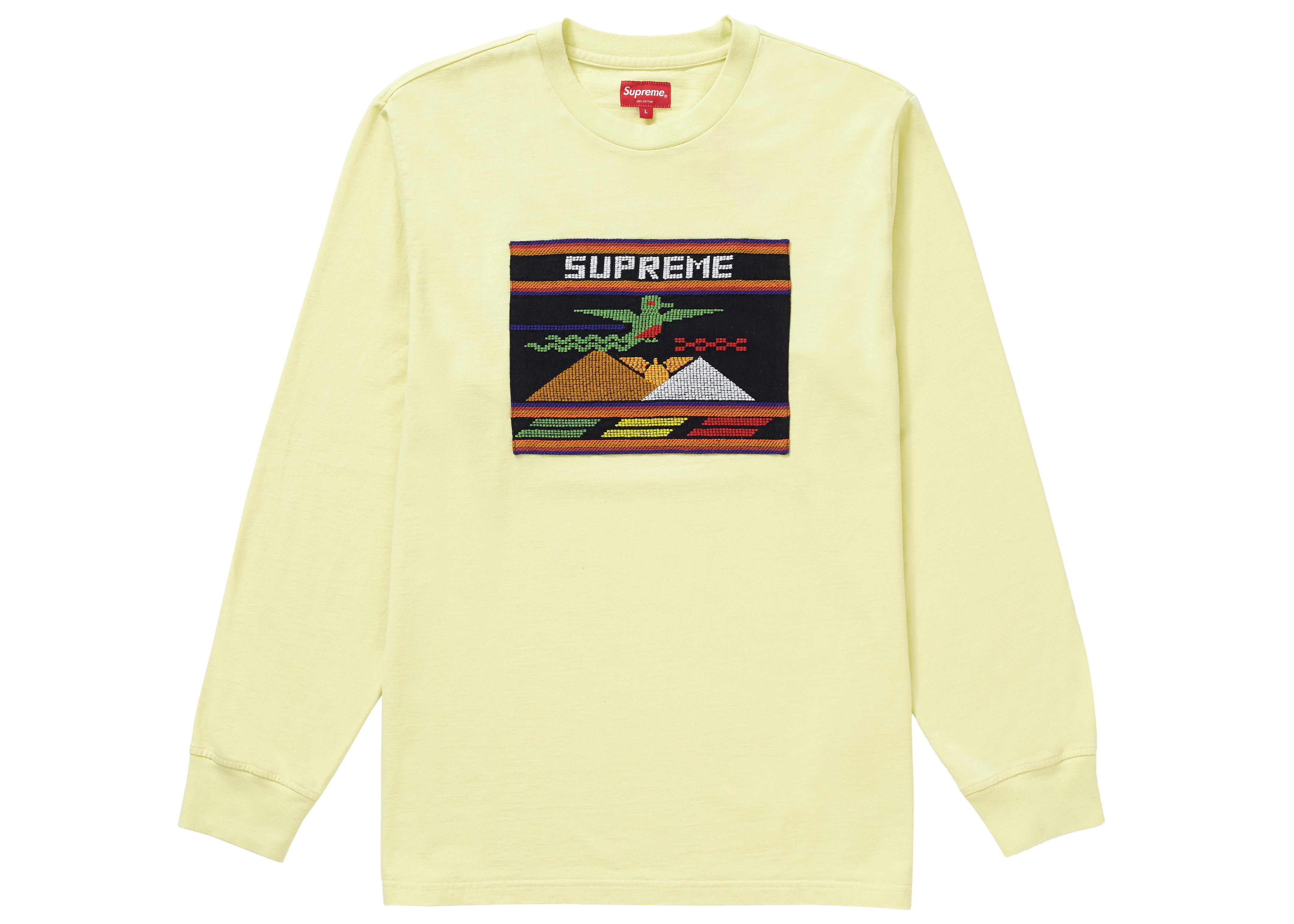 Supreme Yellow Long Sleeve Best Sale 