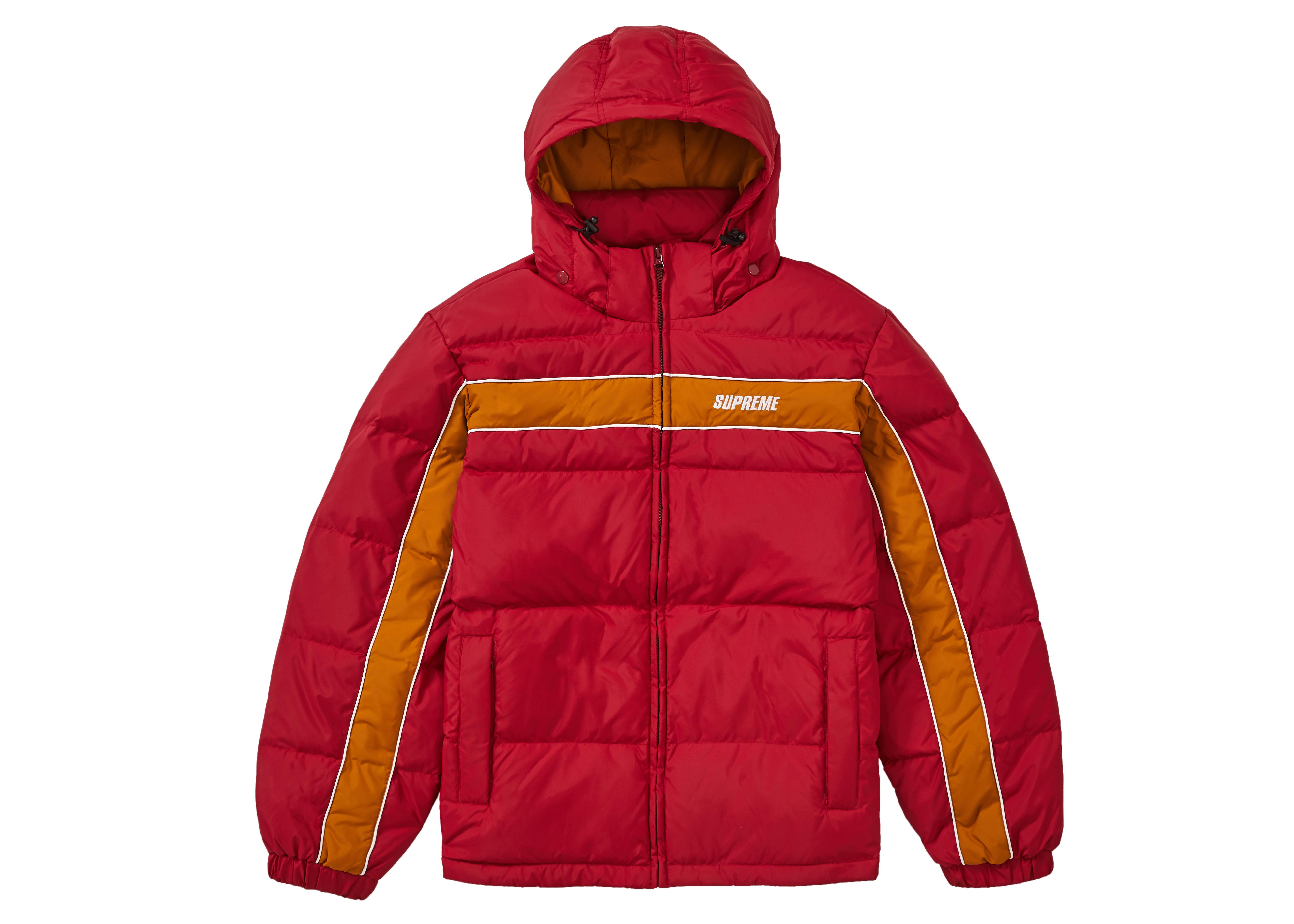 supreme panel down jacket