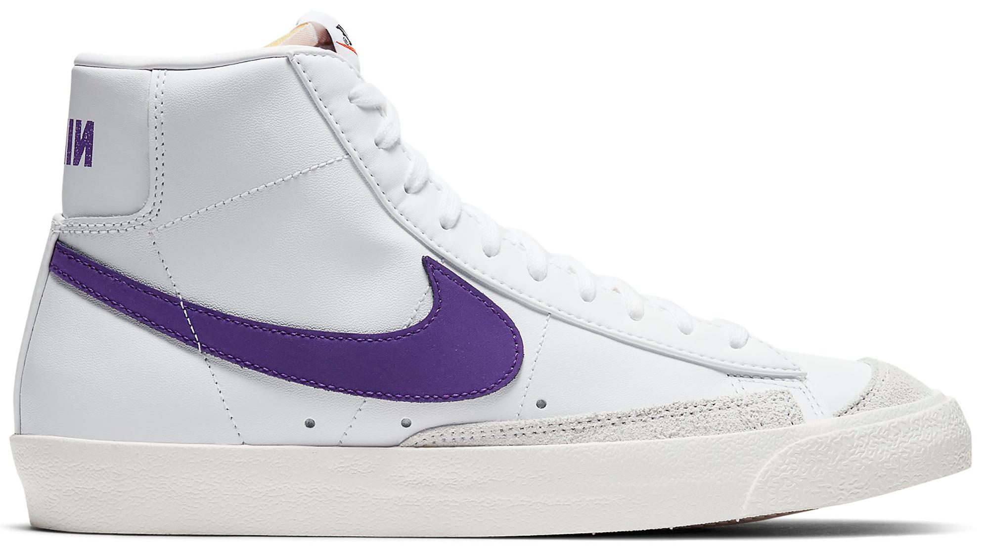 nike blazer mid 77 vintage amber rise court purple