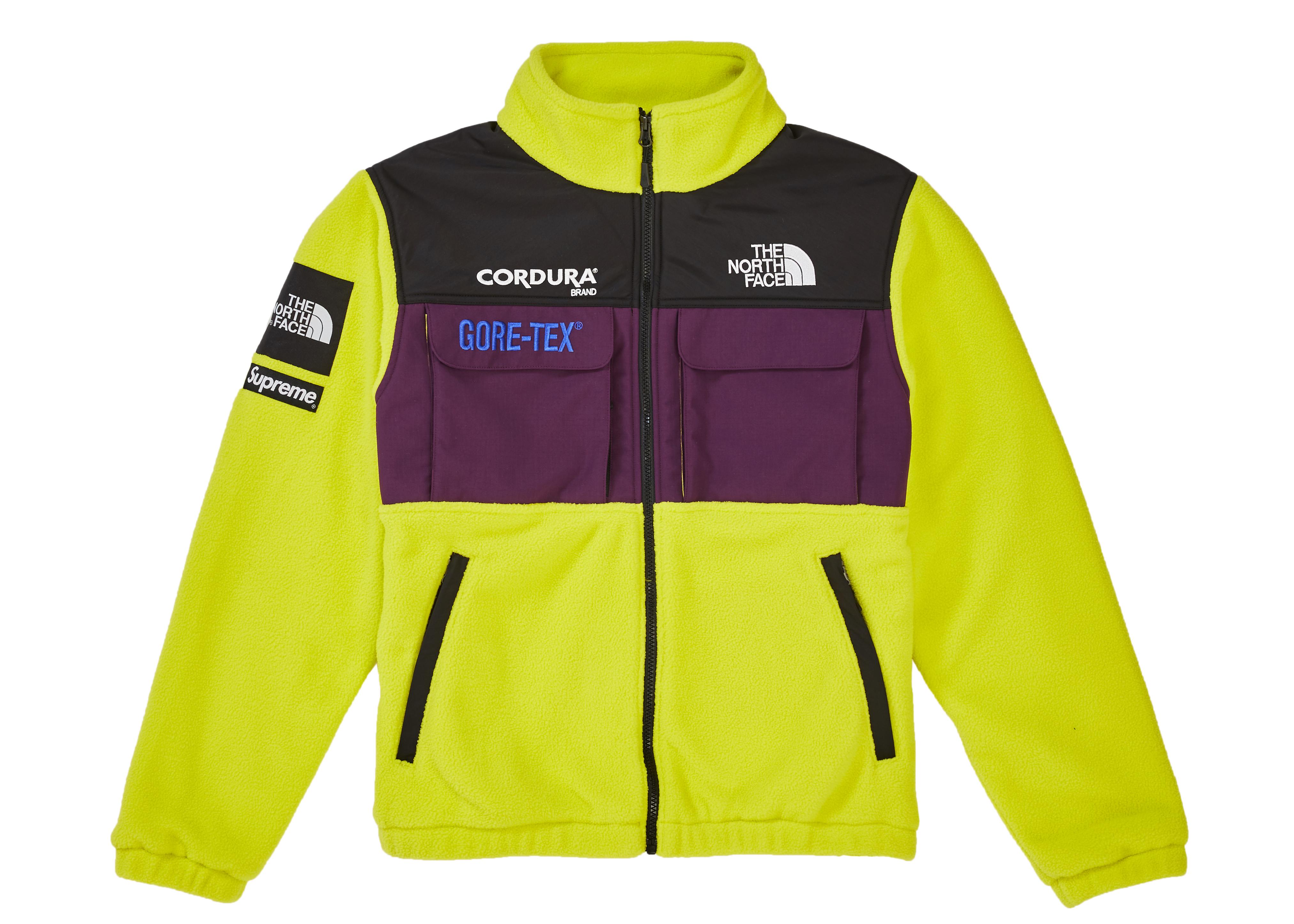 Supreme The North Face Expedition Fleece Fw18 Jacket In Sulphur Purple For Men Lyst
