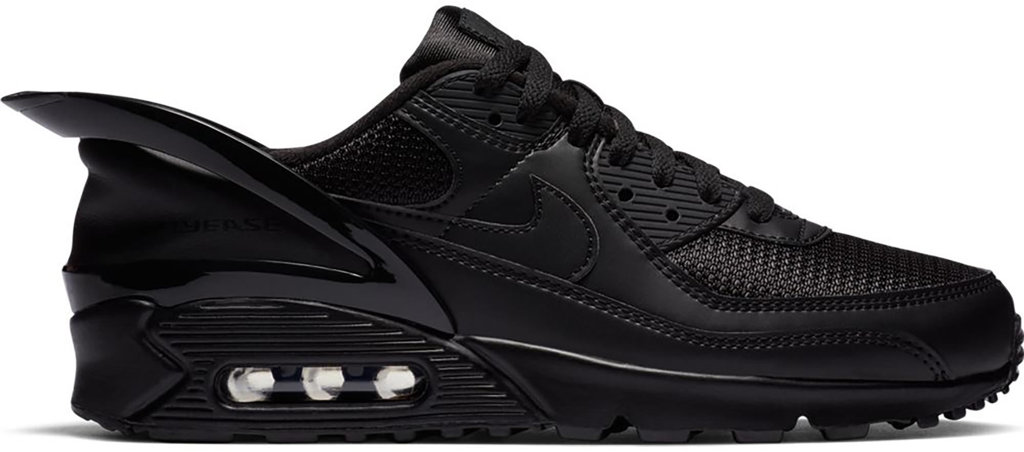 nike air max 90 flyease black