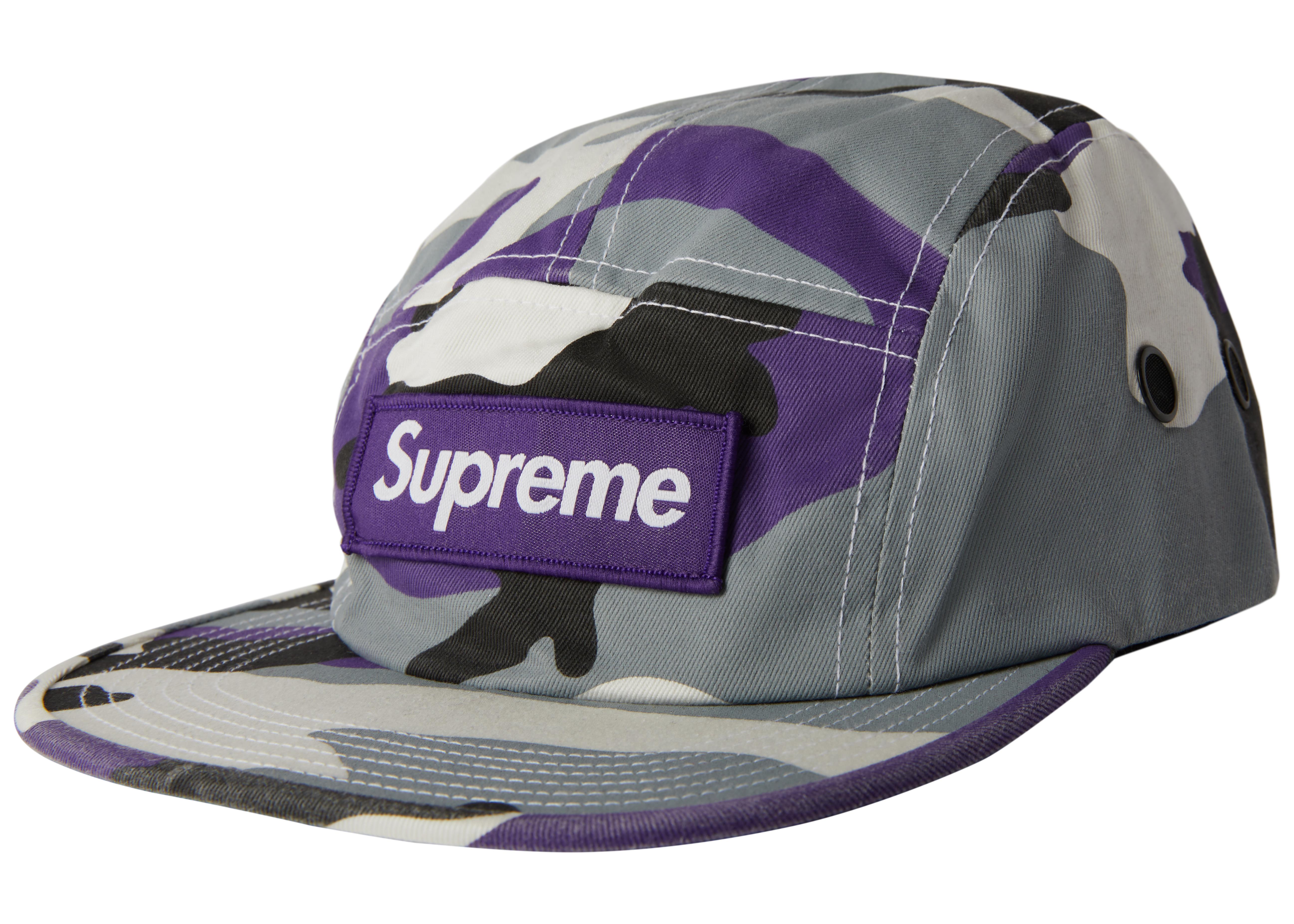 supreme camo camp hat