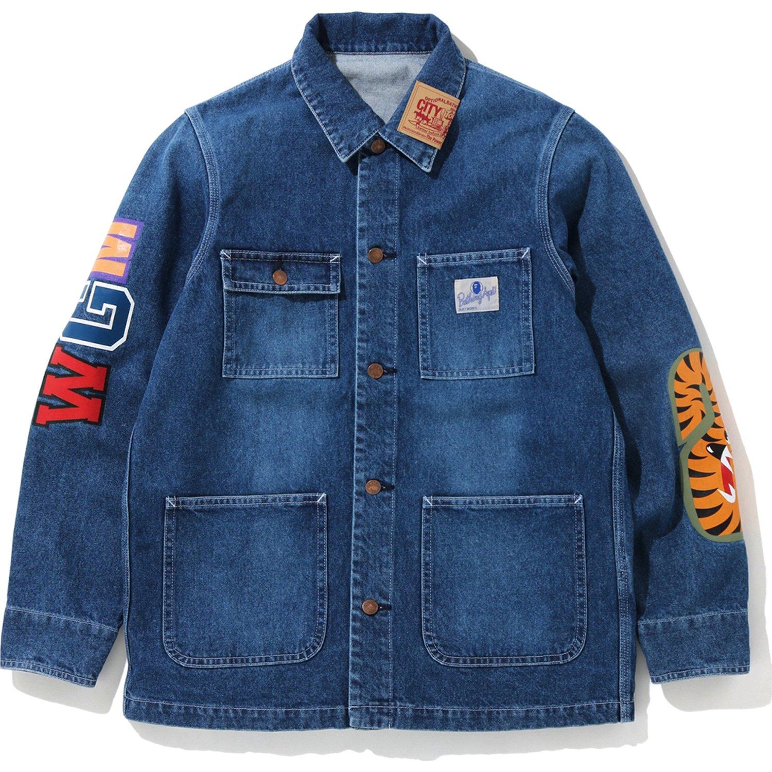 bathing ape denim jacket