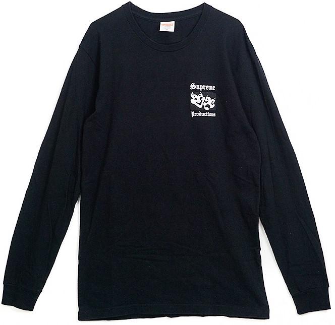 supreme black long sleeve