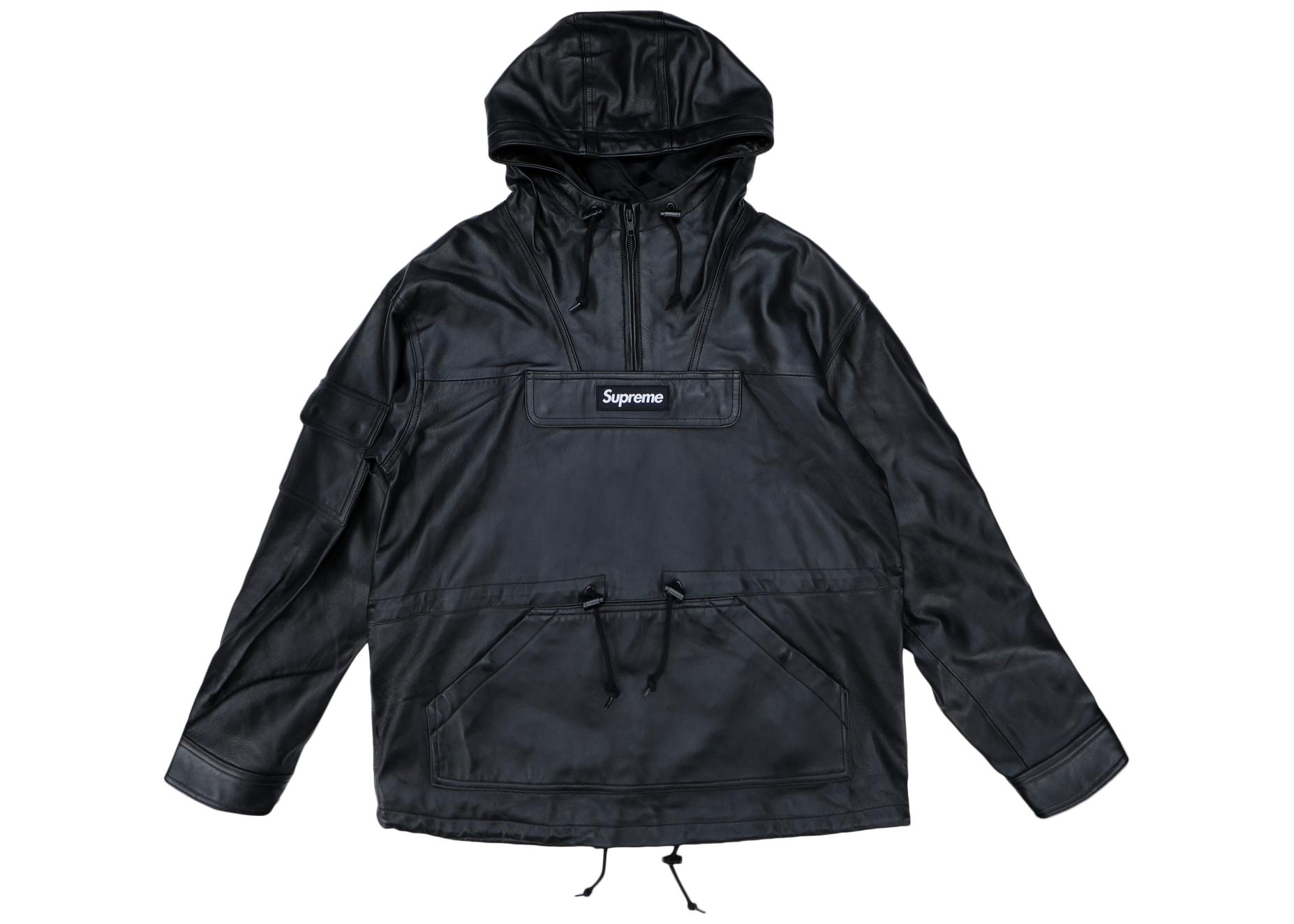 supreme anorak black