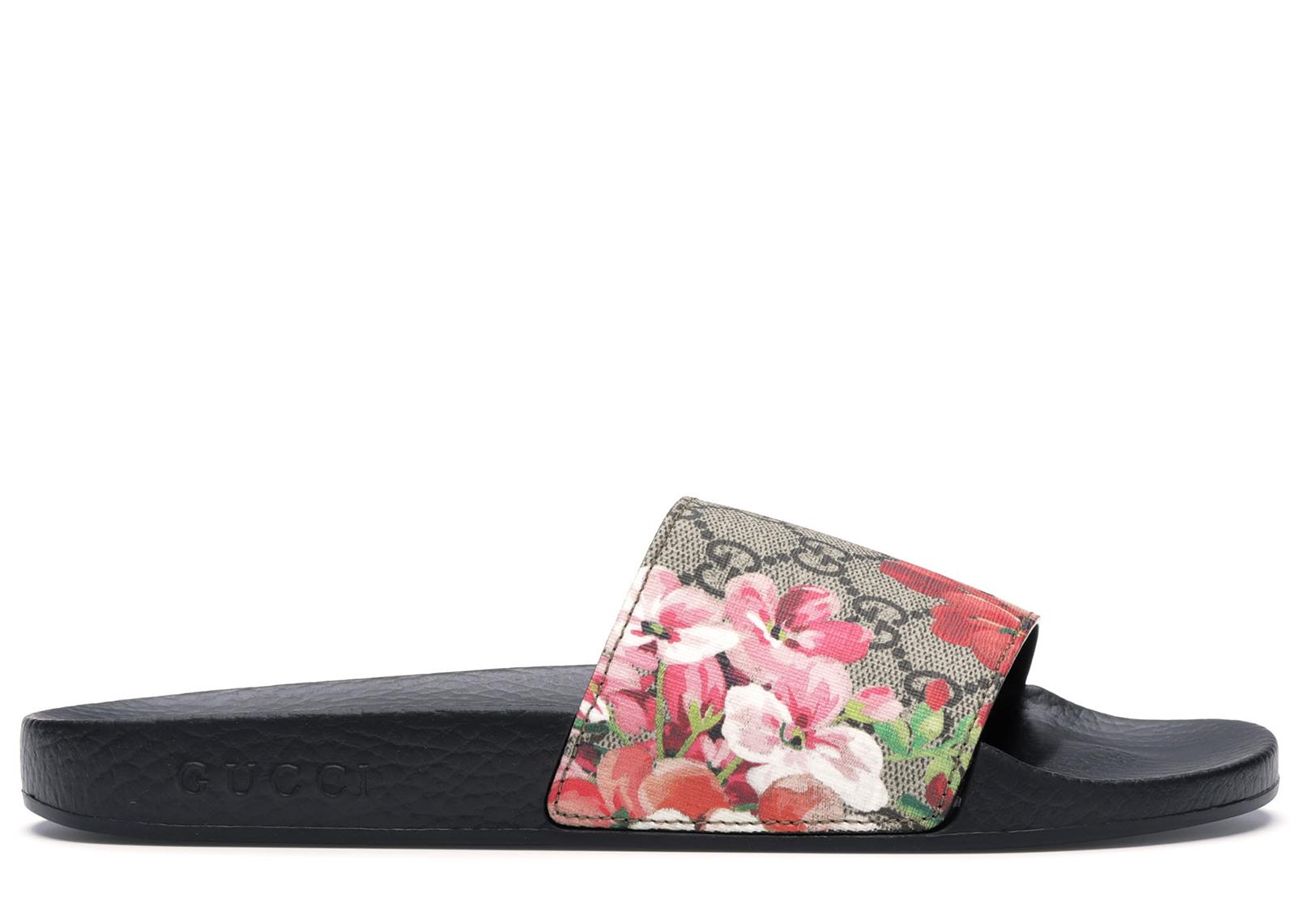 gucci flower bloom slides