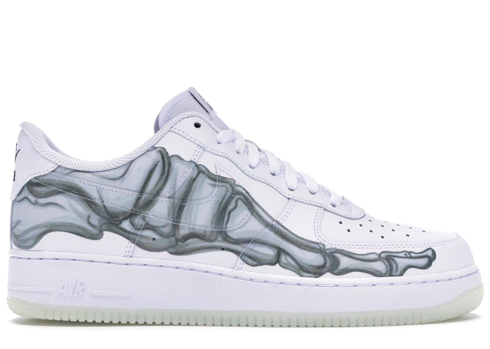 Nike Air Force 1 Low Skeleton Halloween (2018) in White/White-White (White) for Men - Lyst