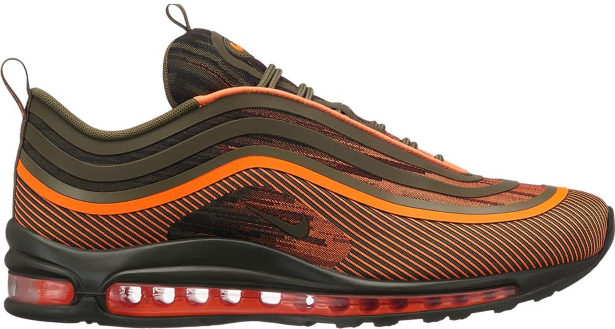 orange nike 97