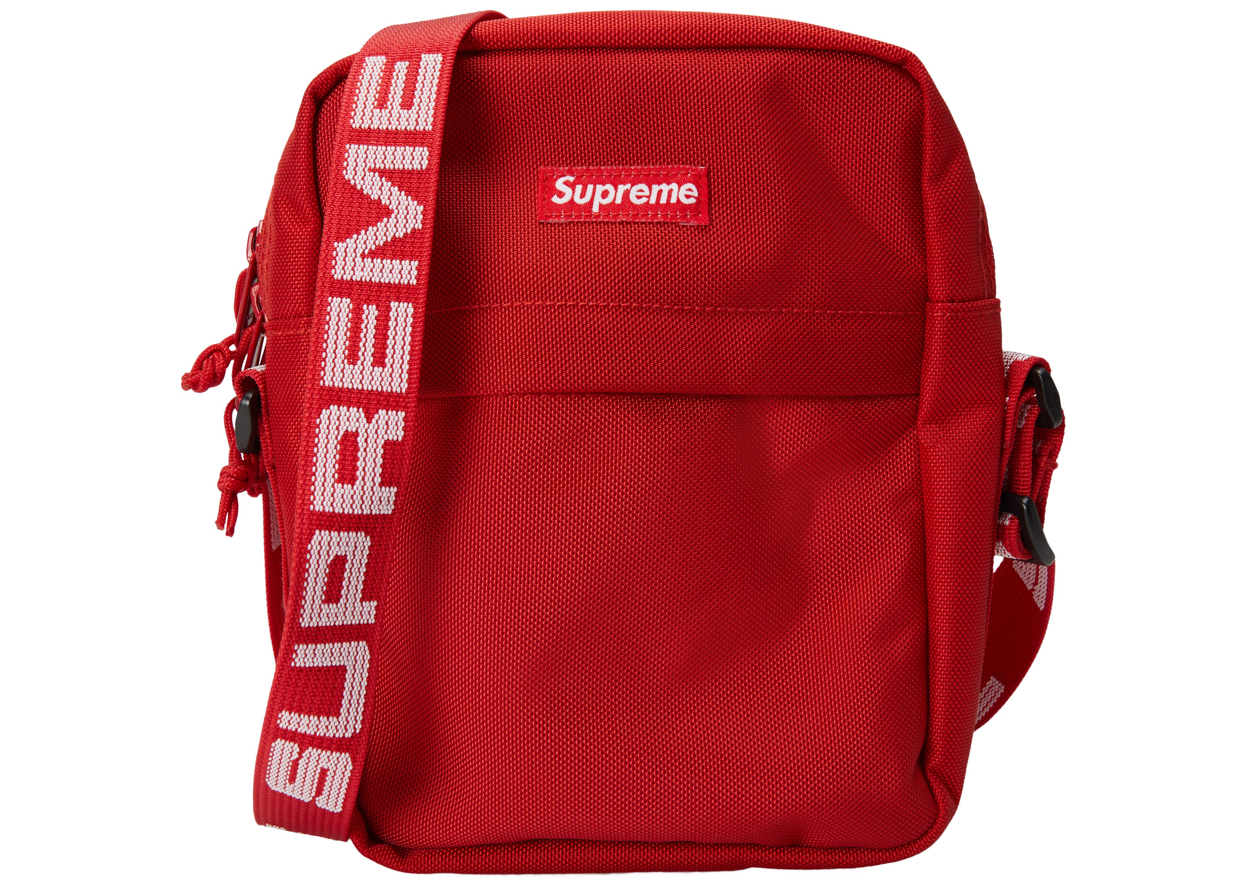 supreme backpack ss18 red