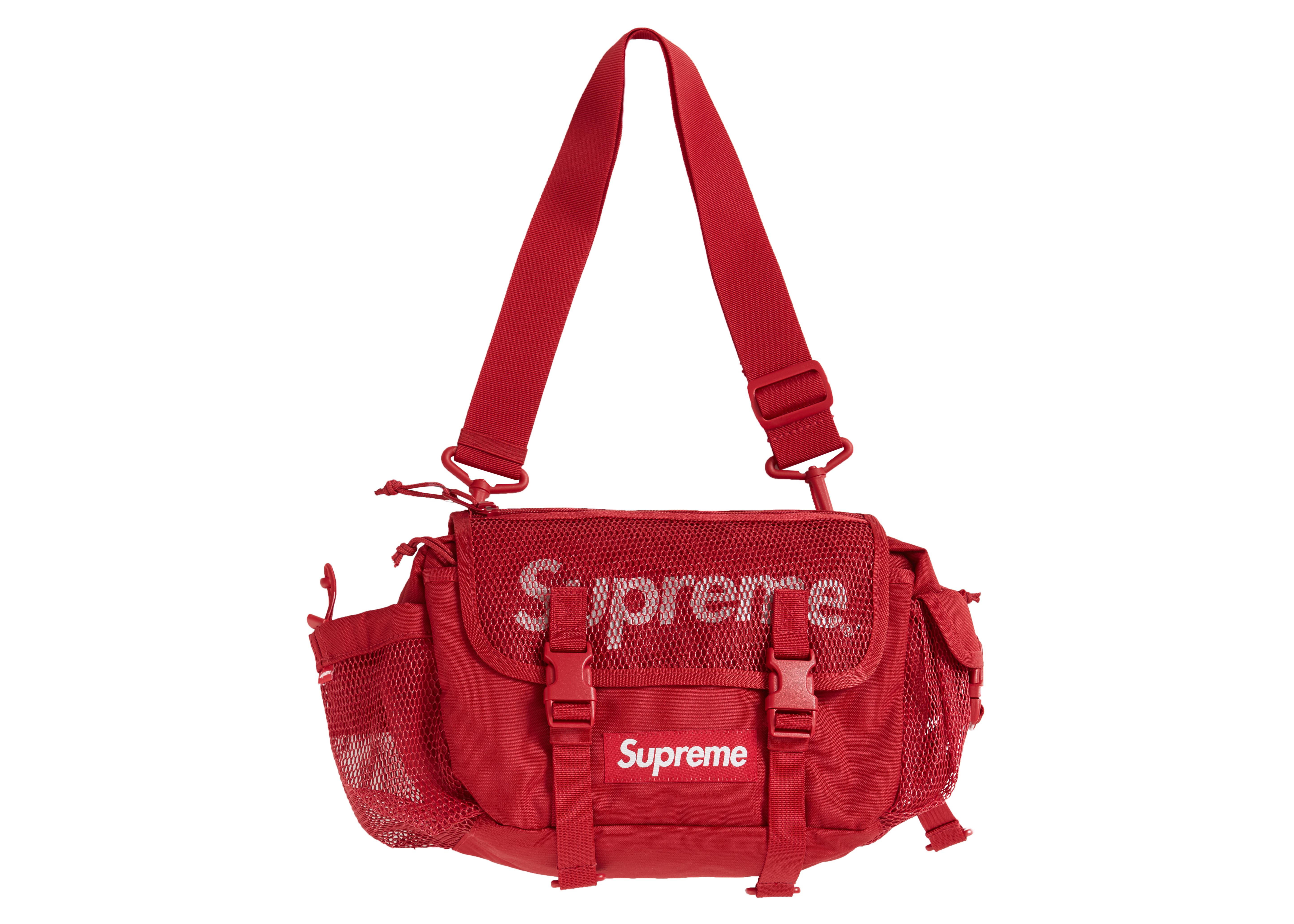 supreme handbag red