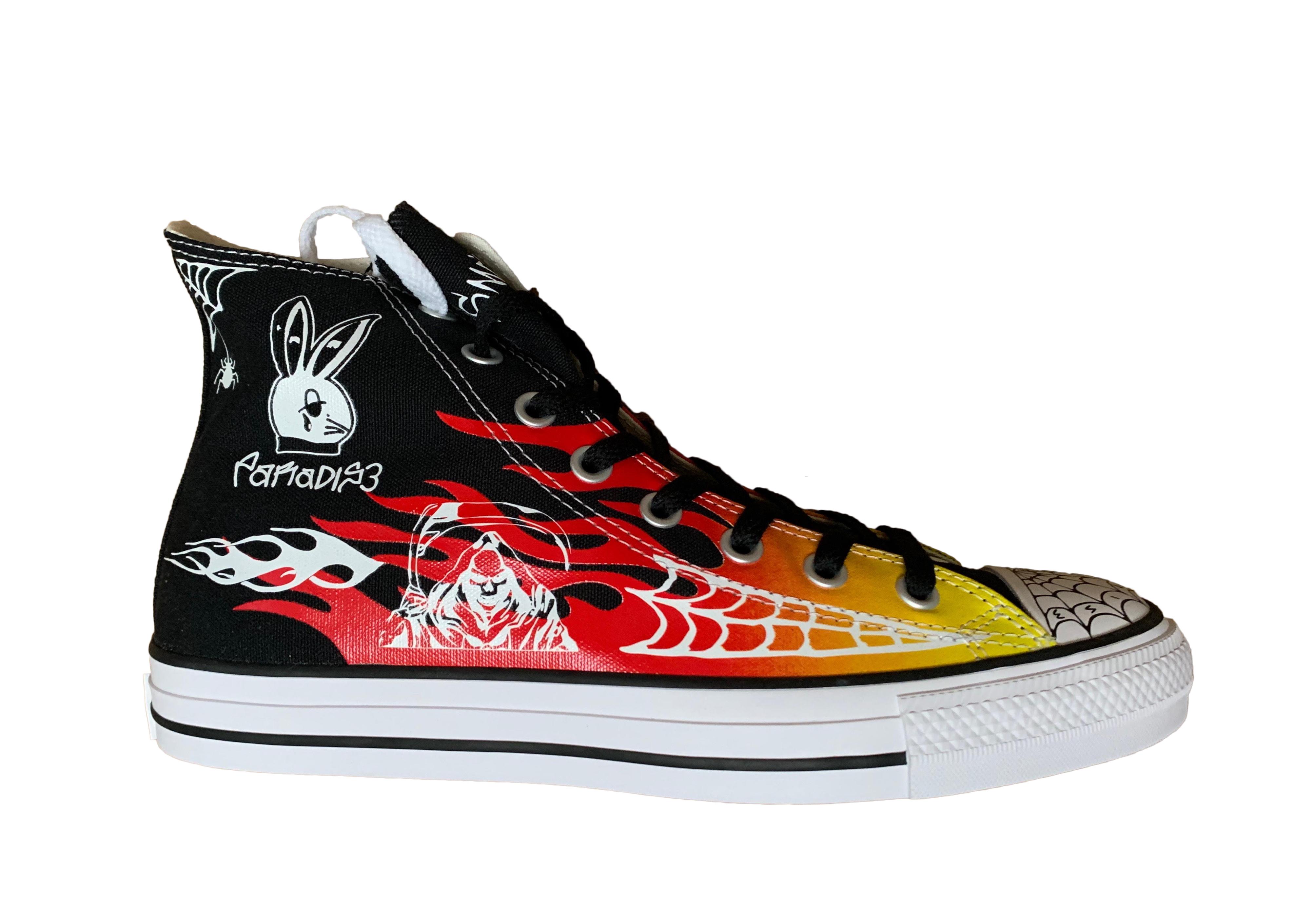 chuck taylor flame