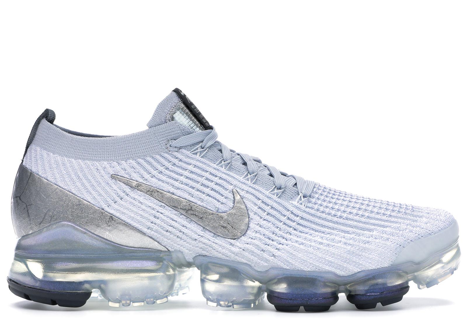 vapormax white and silver