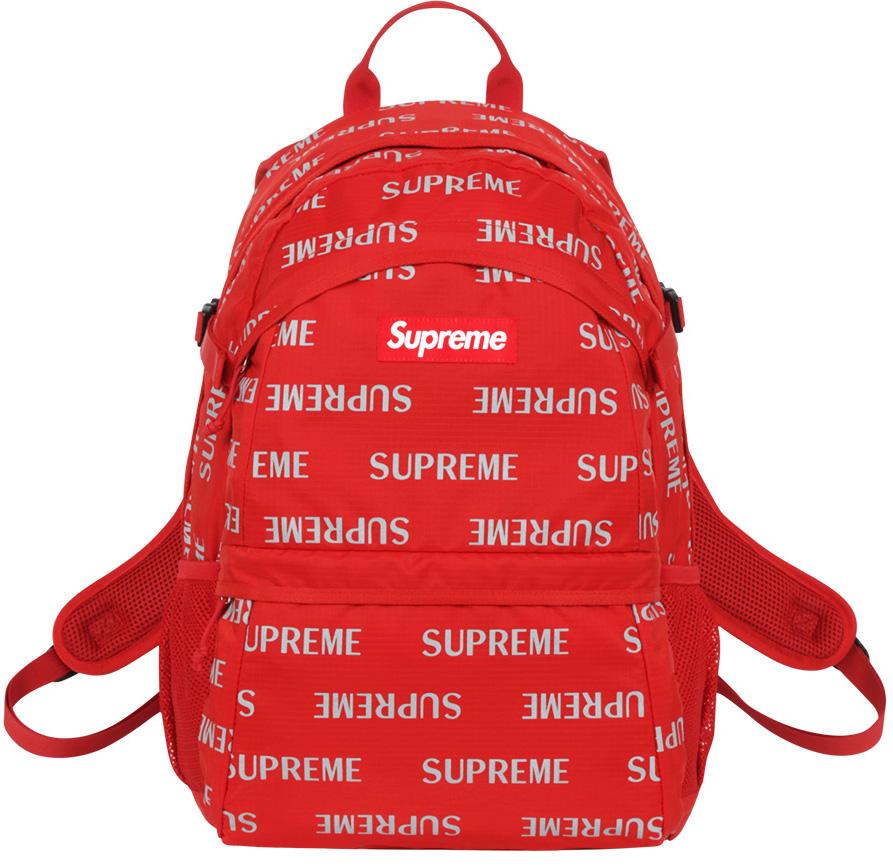 supreme 3m reflective repeat backpack