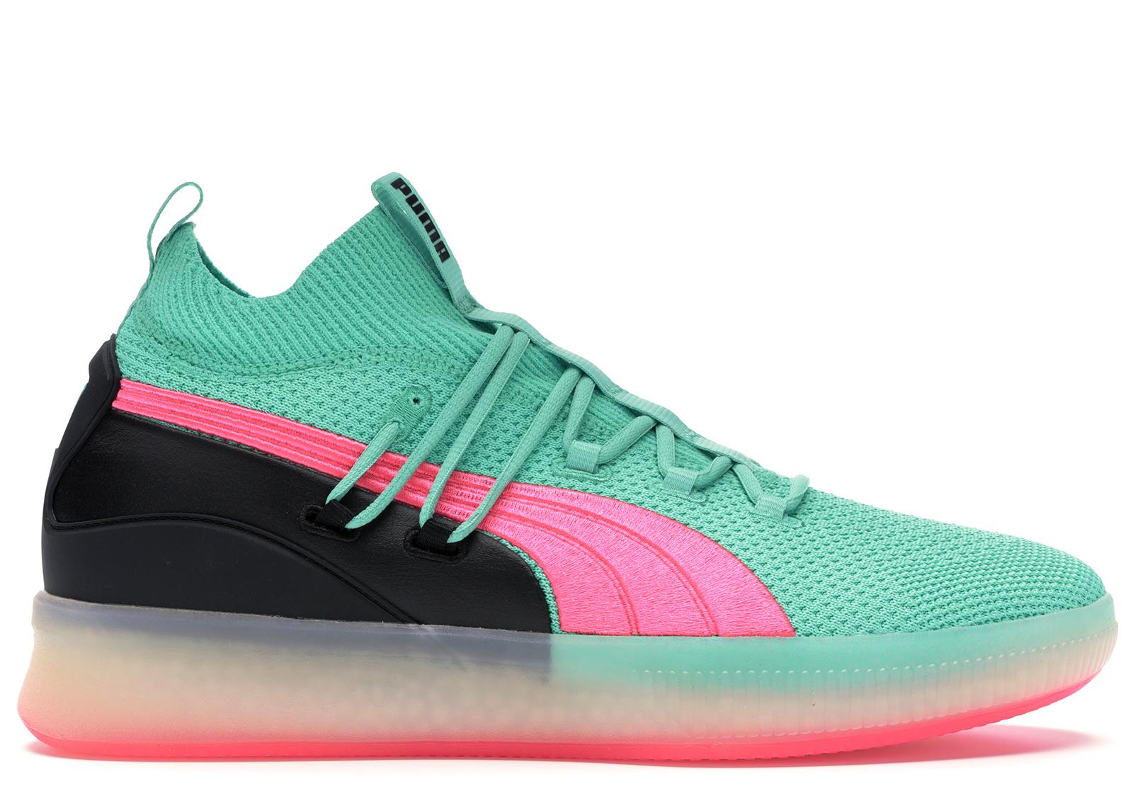 PUMA Clyde Court Disrupt in Green/Pink 