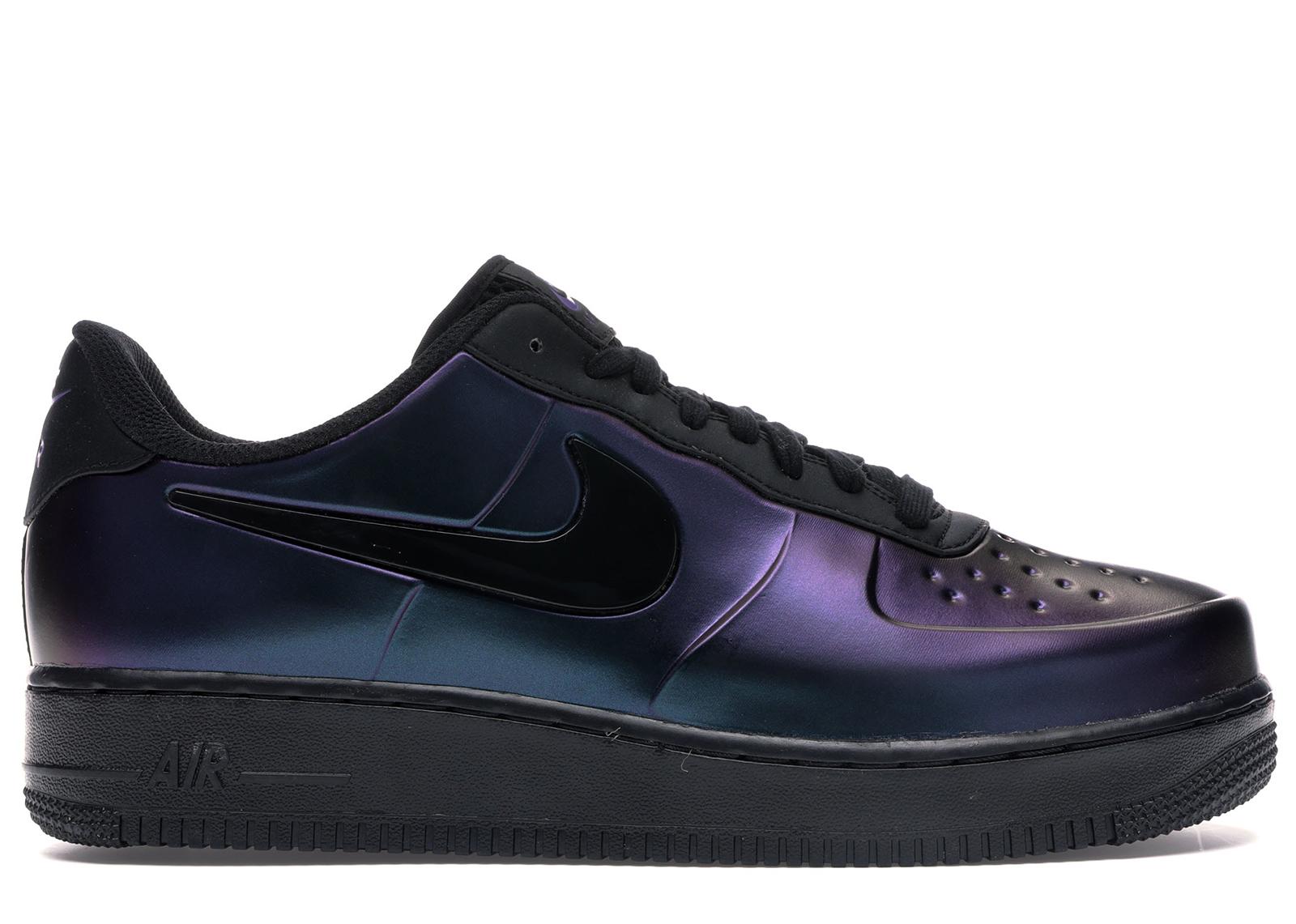 nike air force one foamposite black