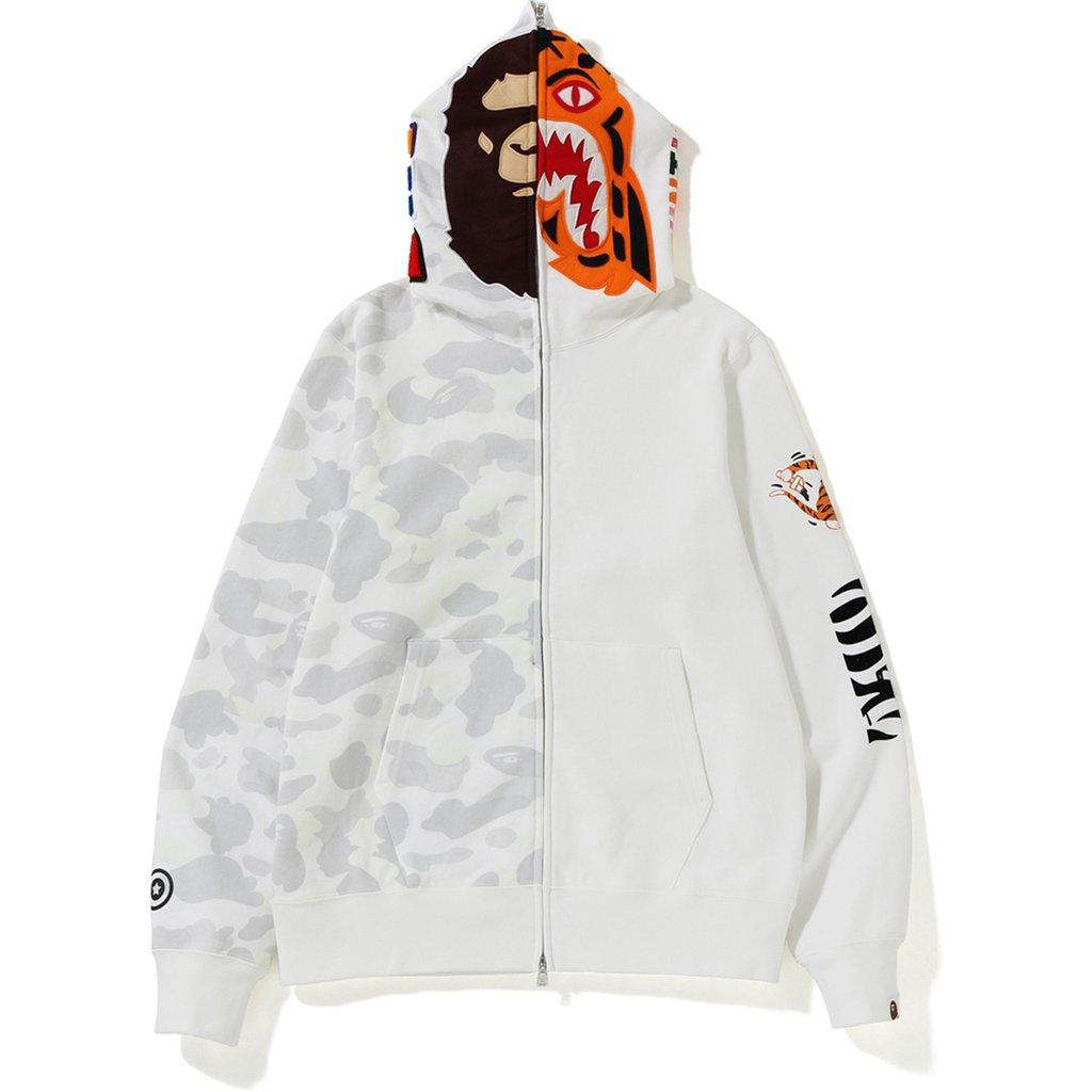 bape hoodie white