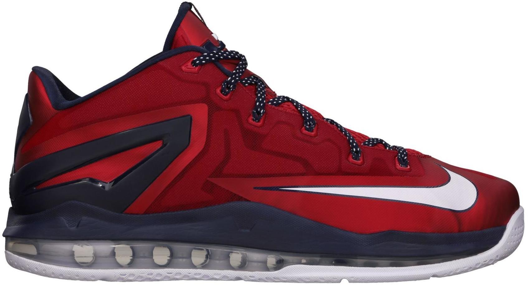 lebron 11 low red