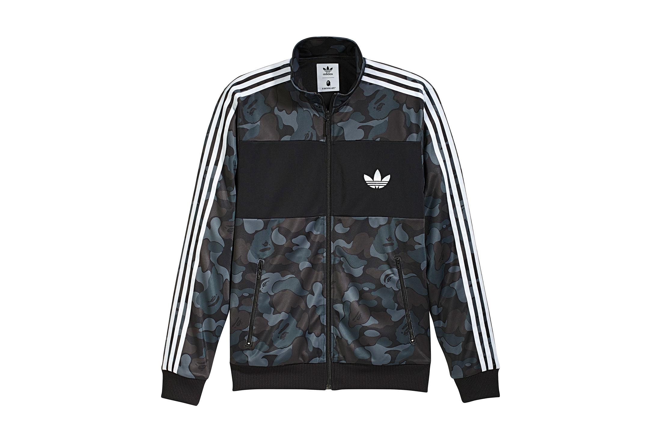 bape x adidas camo jacket