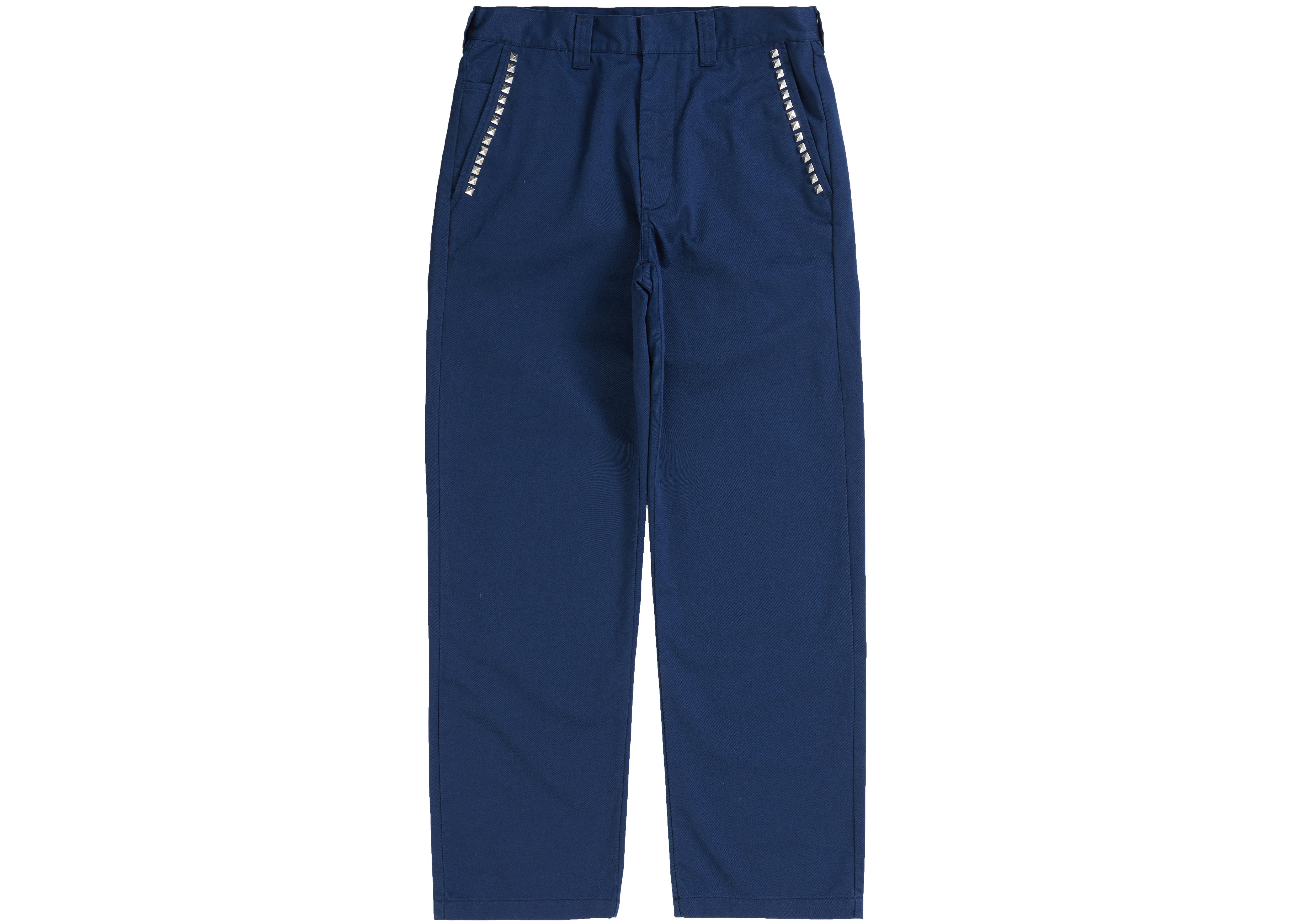 Supreme Studded Work Pant in Navy (Blue) for Men - Lyst
