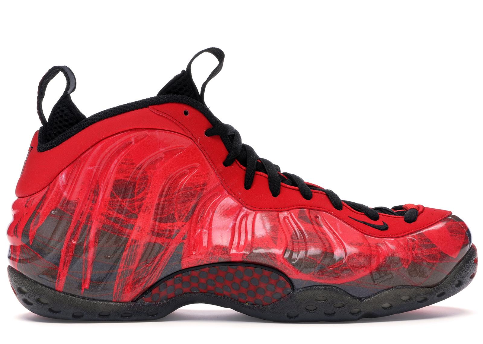 nike air foamposite red