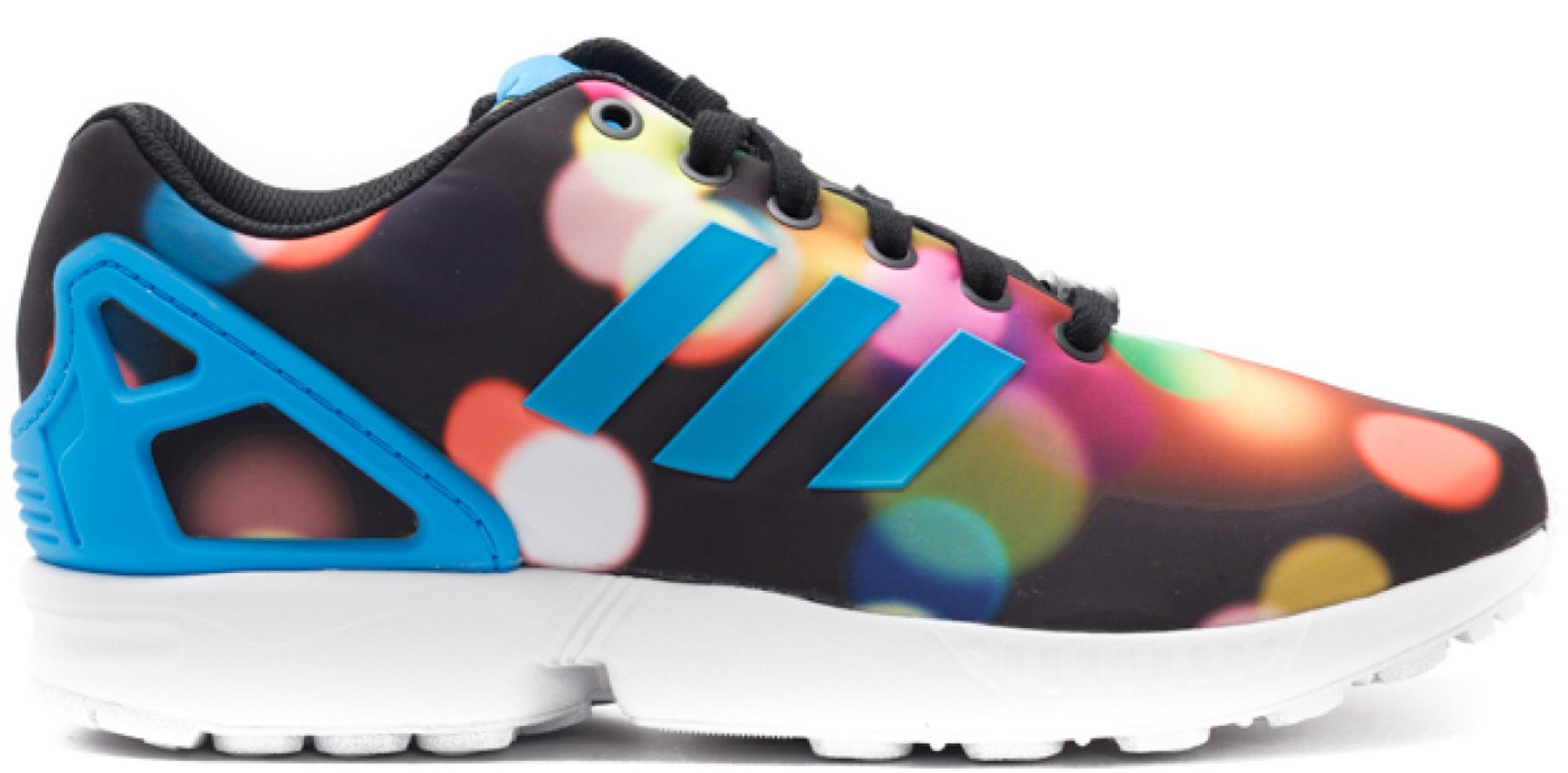 light blue adidas zx flux