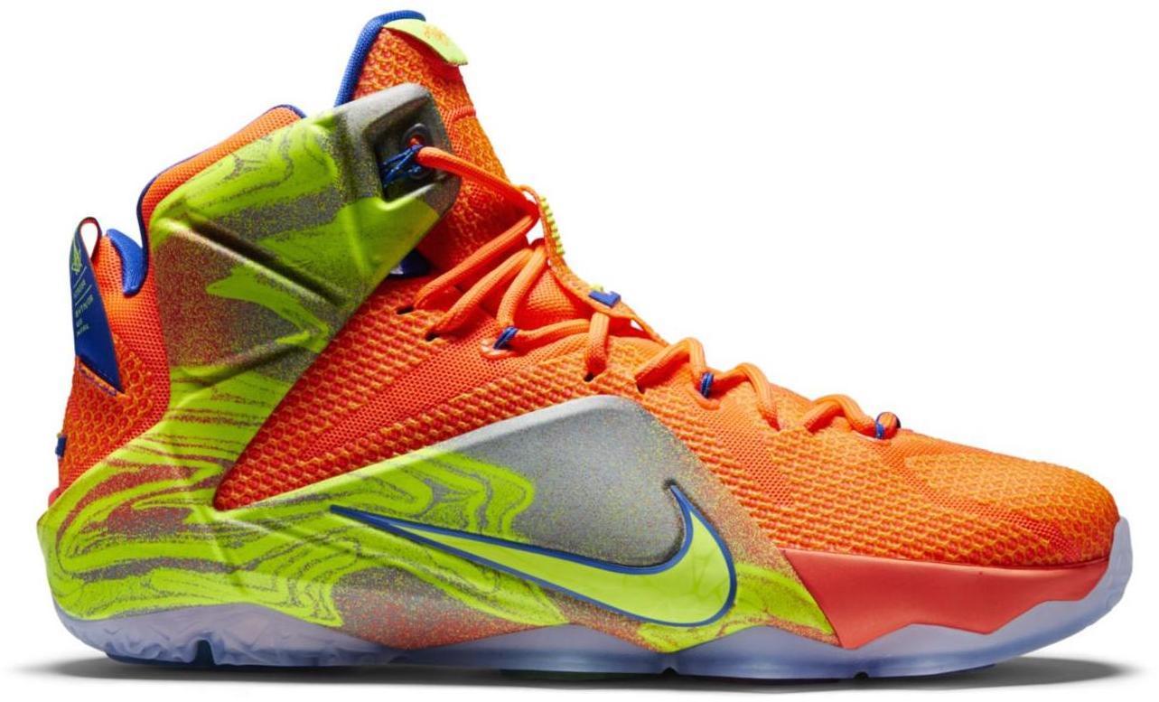 nike lebron 12 multicolor