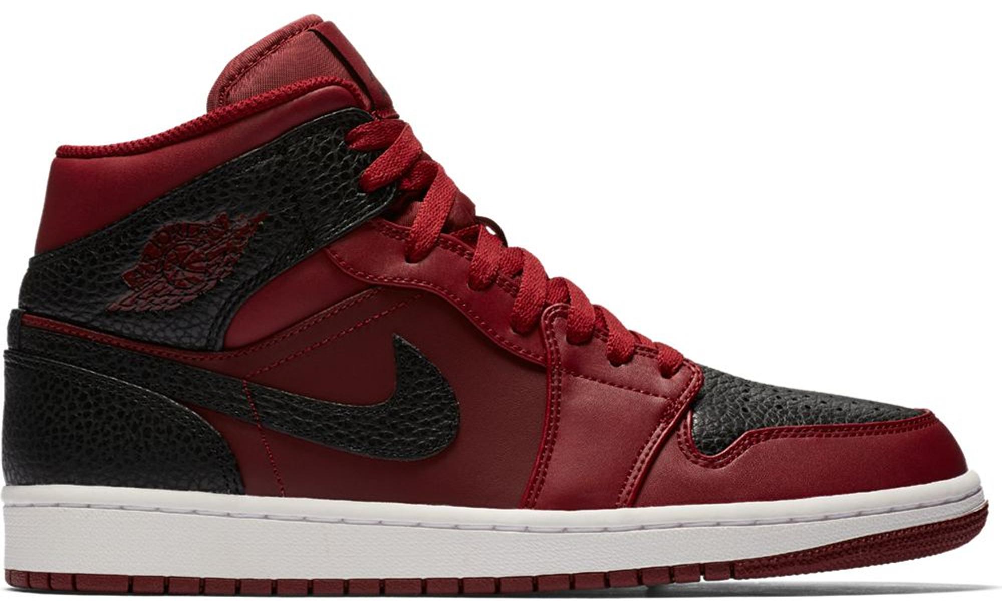 Nike 1 Retro Mid Team Red Black for Men - Save 59% - Lyst