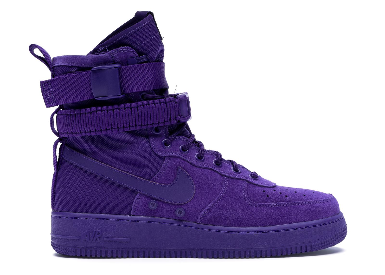 nike air force high purple