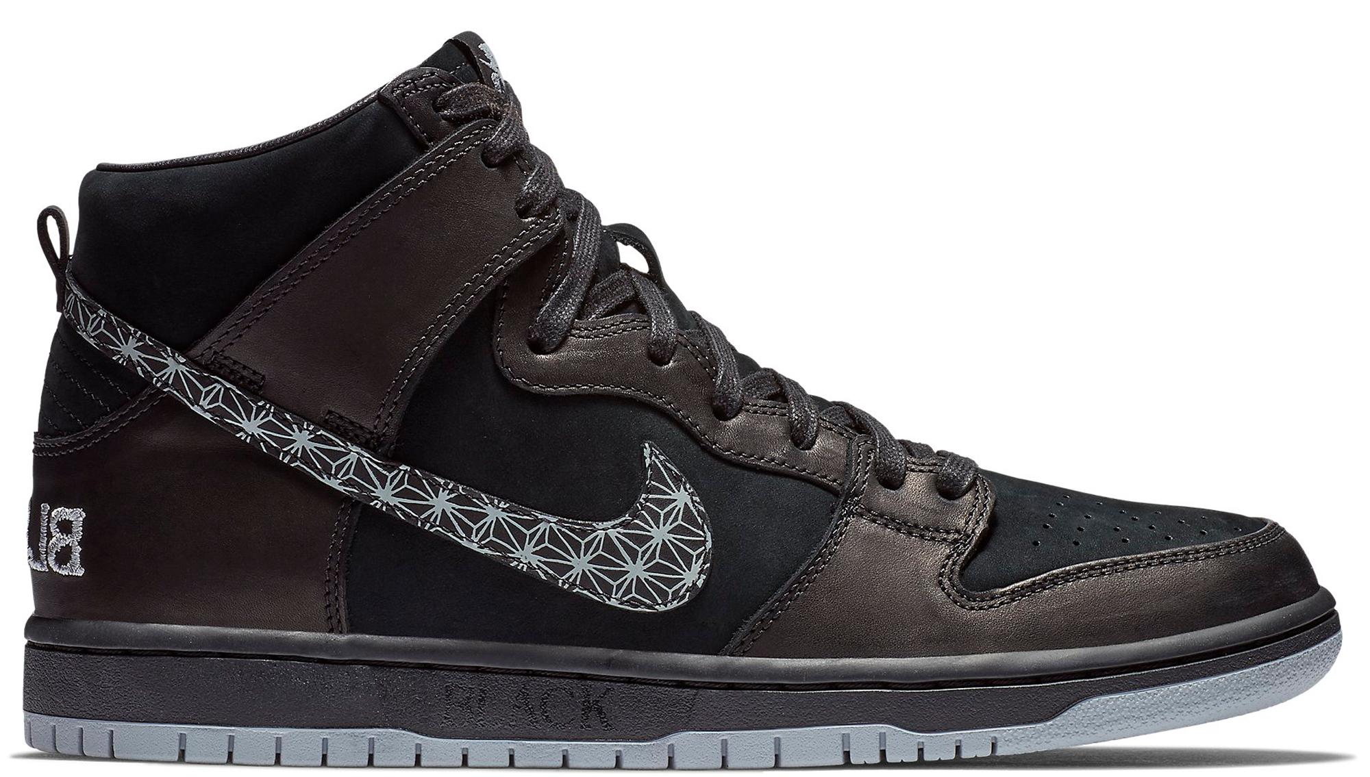 sb dunk high black