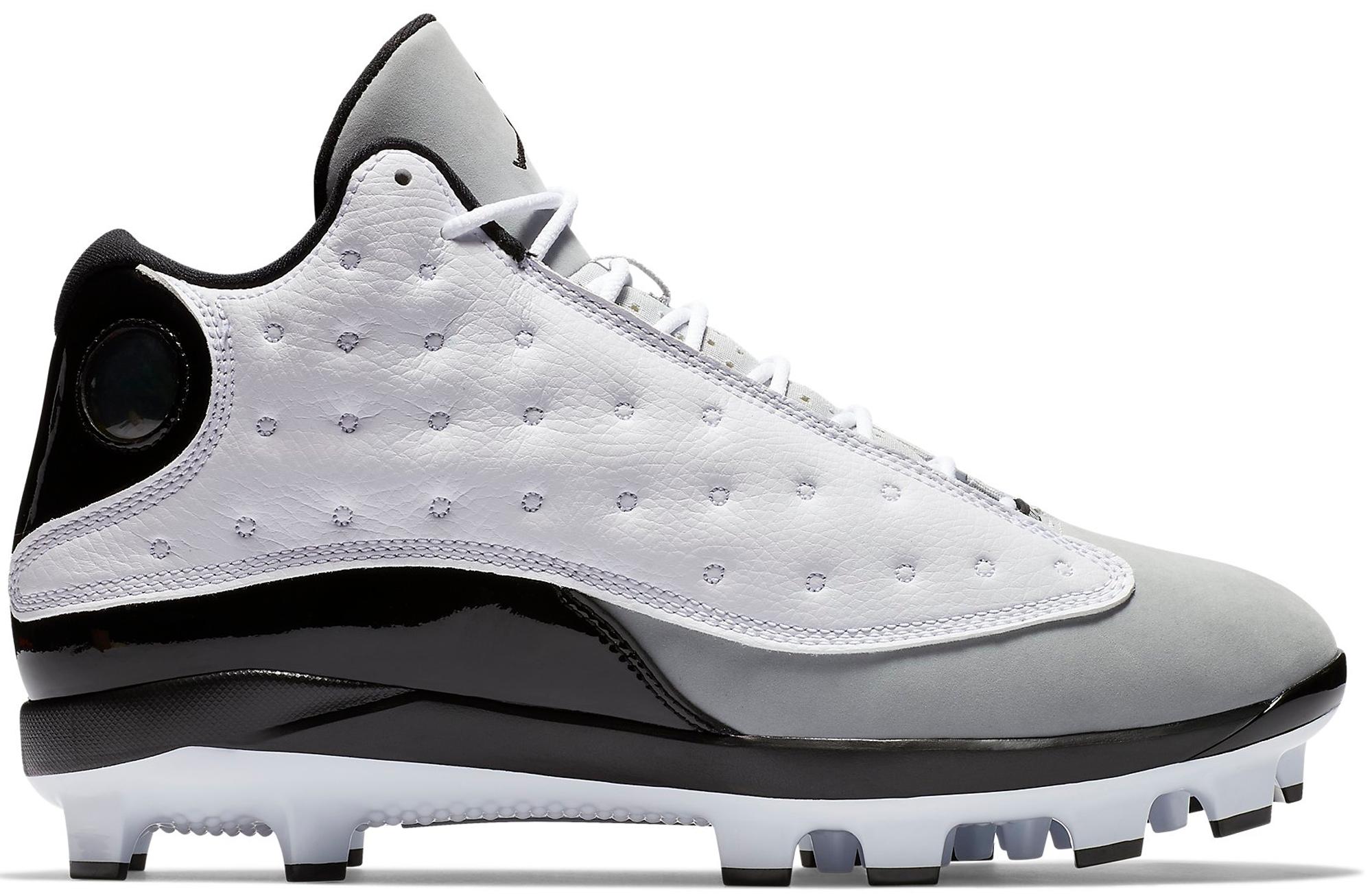 Nike 13 Retro Mcs Cleat Barons in White 