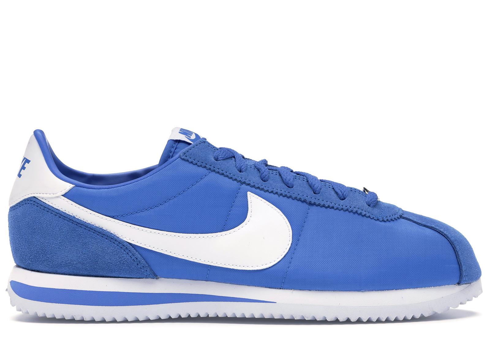 nike cortez signal blue