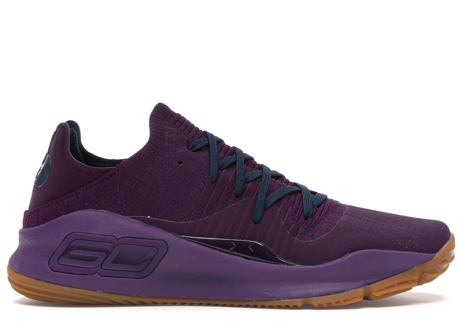Under Armour Curry 4 Low Merlot in 