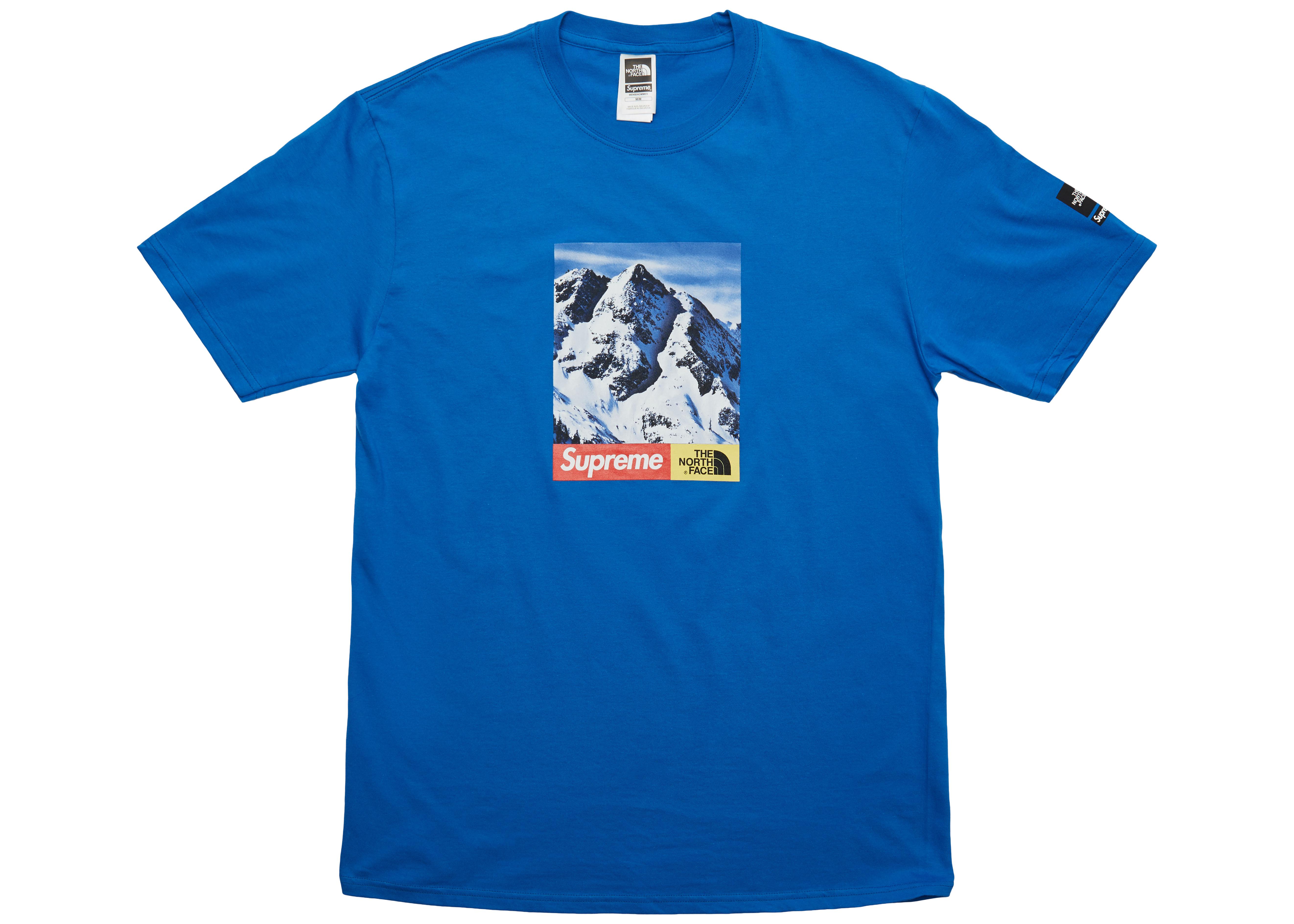 supreme north face tee shirt