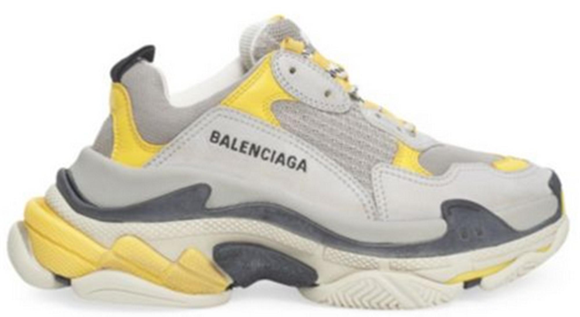 triple s grey yellow