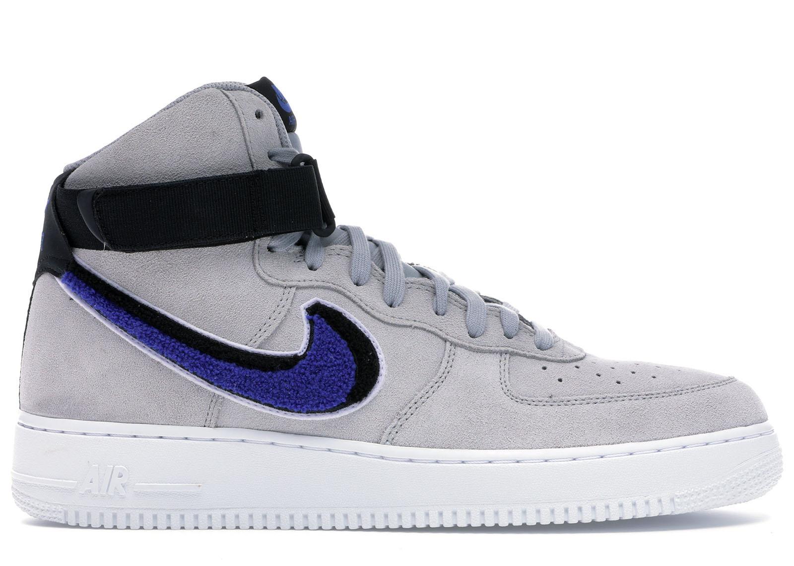 air force 1 low 3d chenille swoosh black cool grey