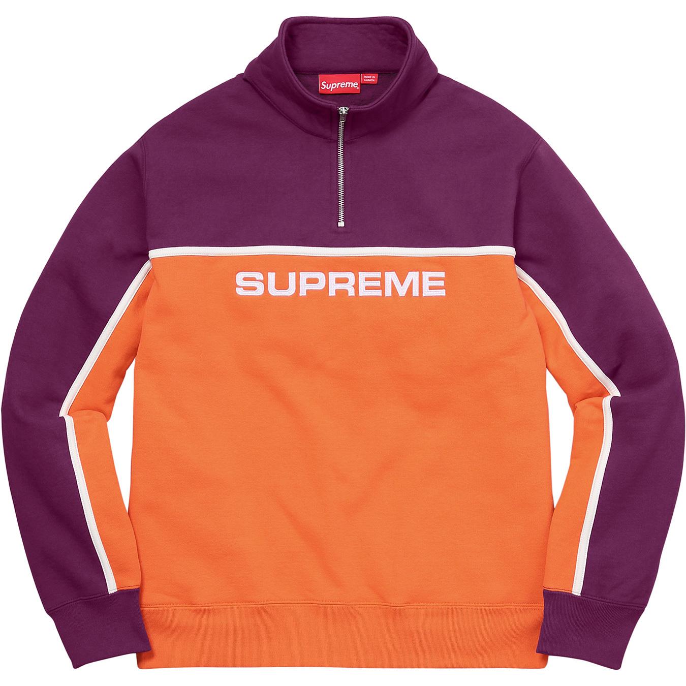 orange supreme sweatshirt