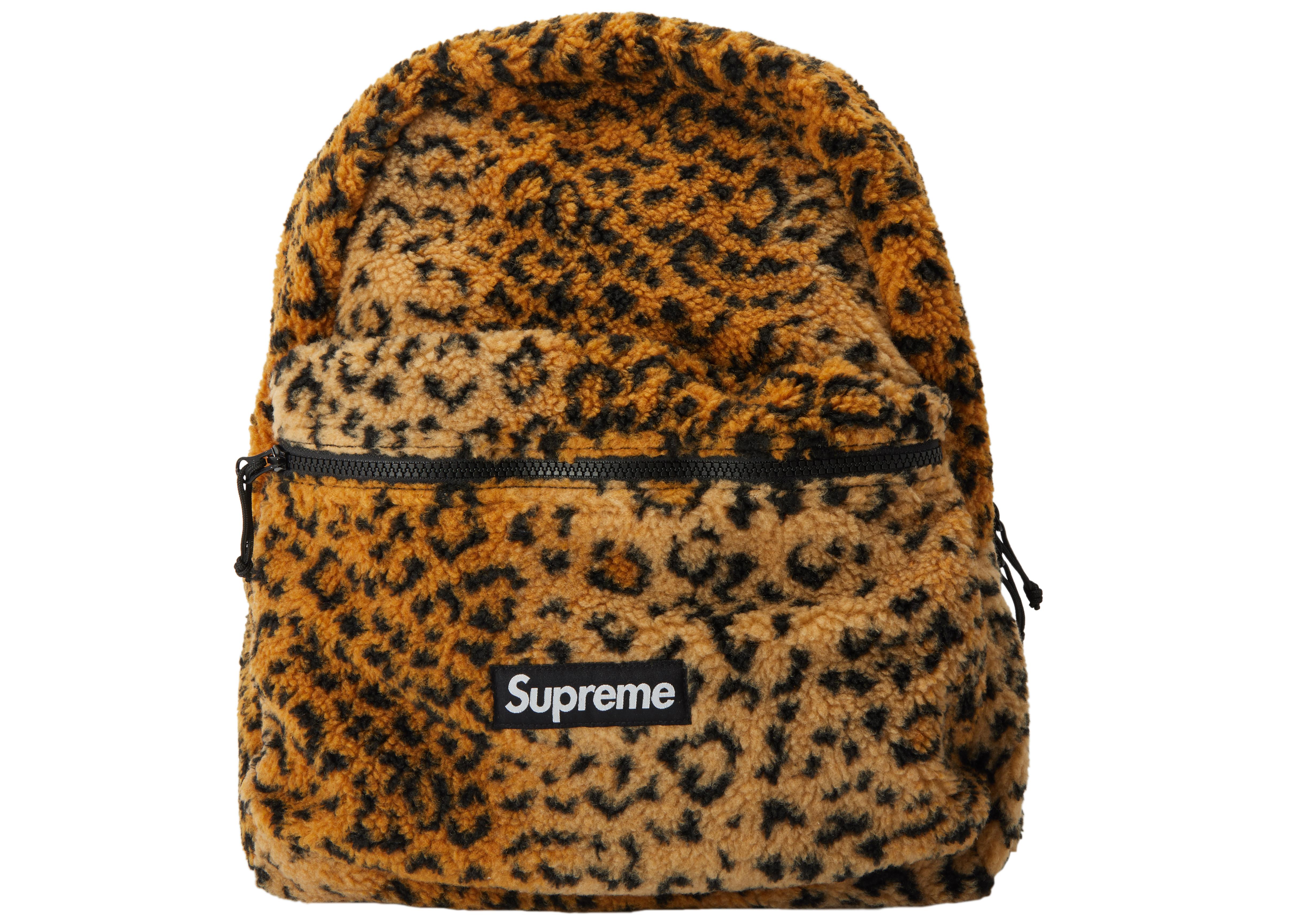 supreme leopard fleece