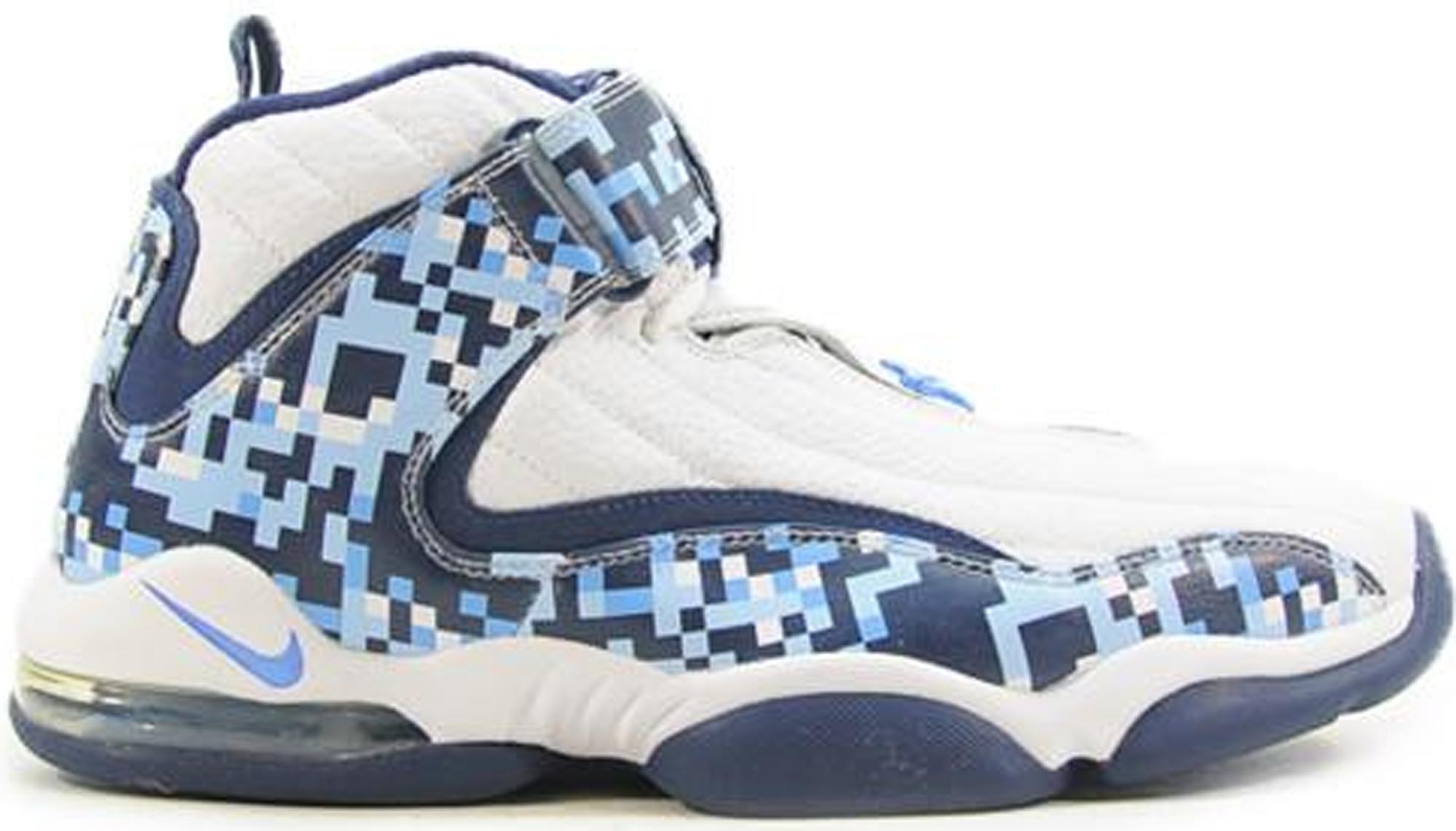 Nike Air Penny Iv Digi Camo in White/Midnight Navy-University b (Blue) for Men - Lyst