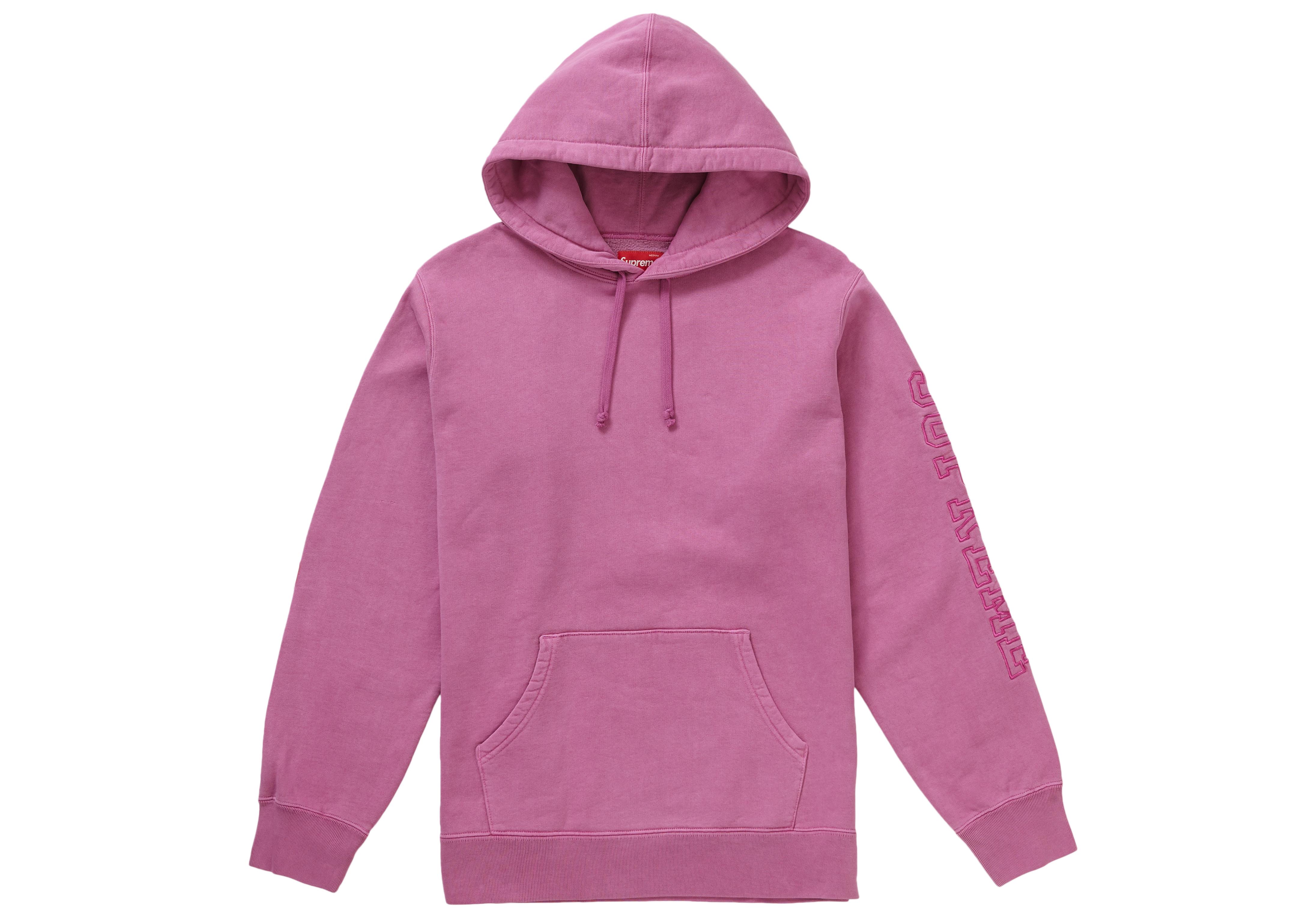 magenta supreme hoodie