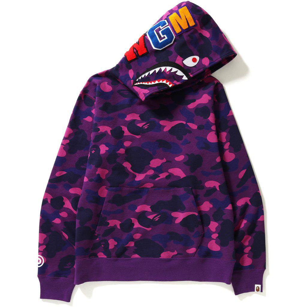 shark hoodie purple